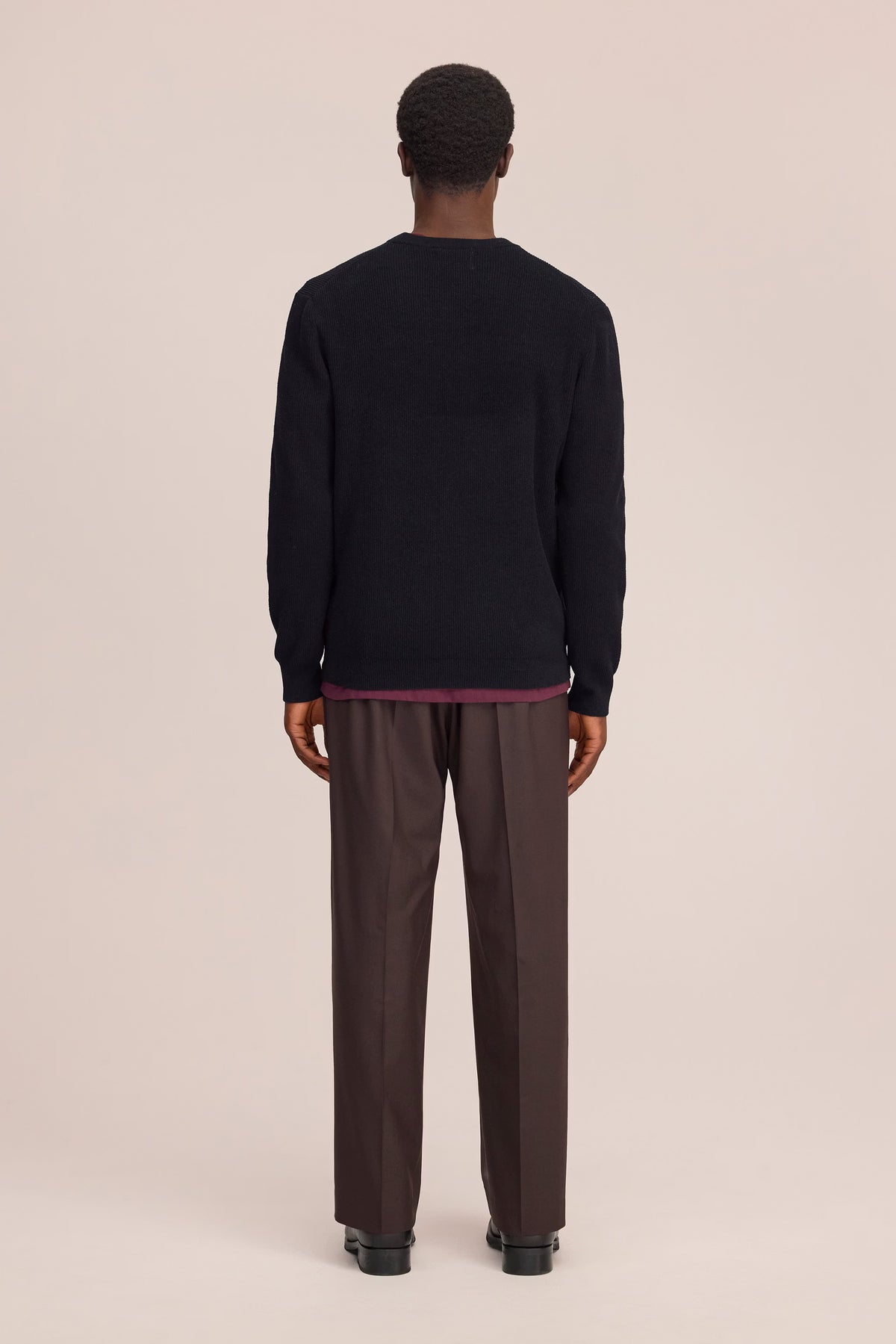 Danny V-Neck Sweater - Black