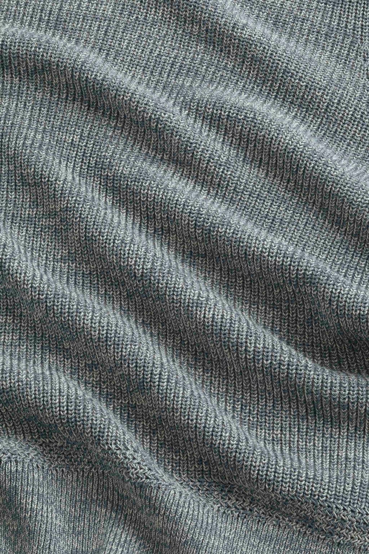 Evan - Organic Cotton Crew Neck Sweater - Concrete Sky