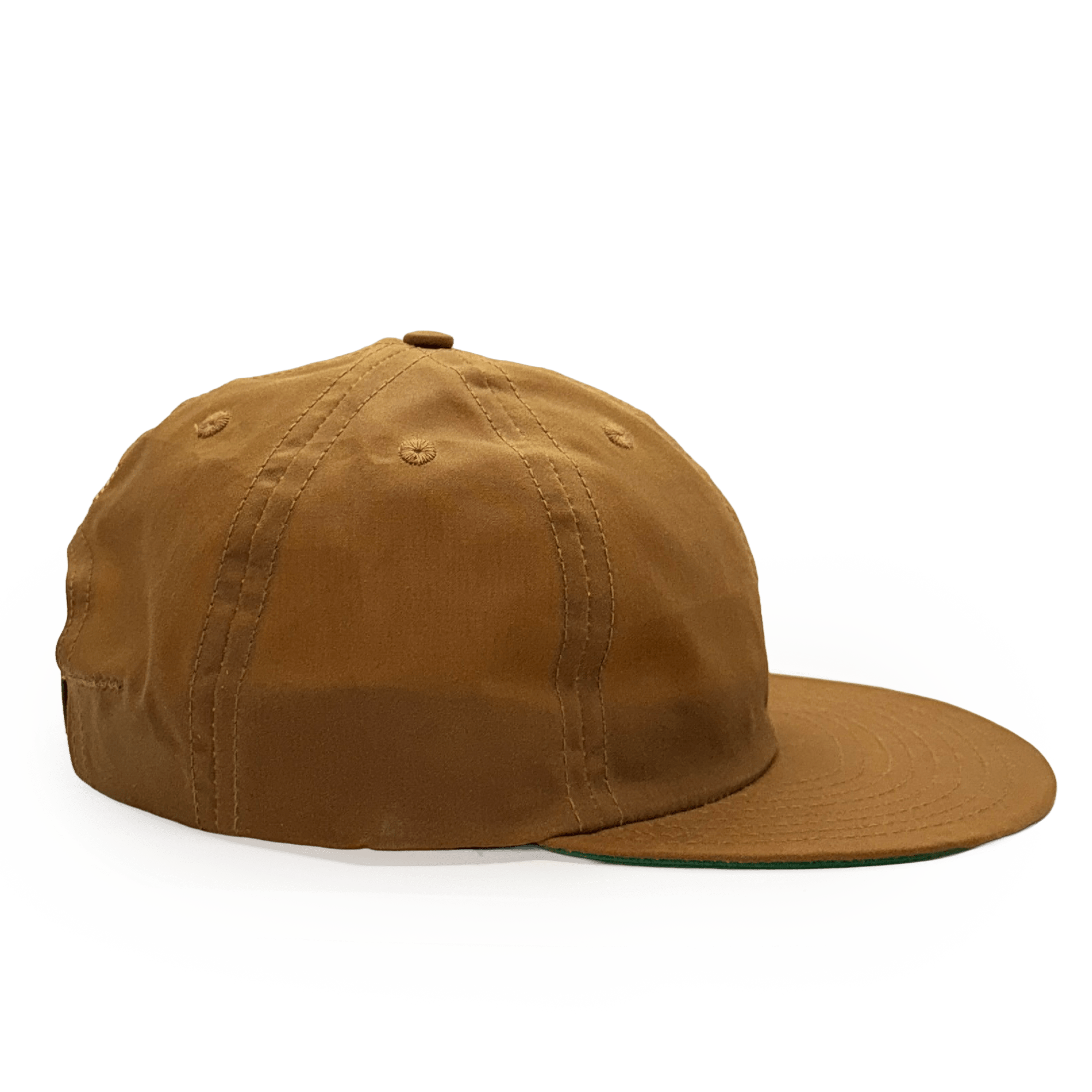 Soft Brim Ball Cap - British Millerain Waxed Cotton - Harvest Gold