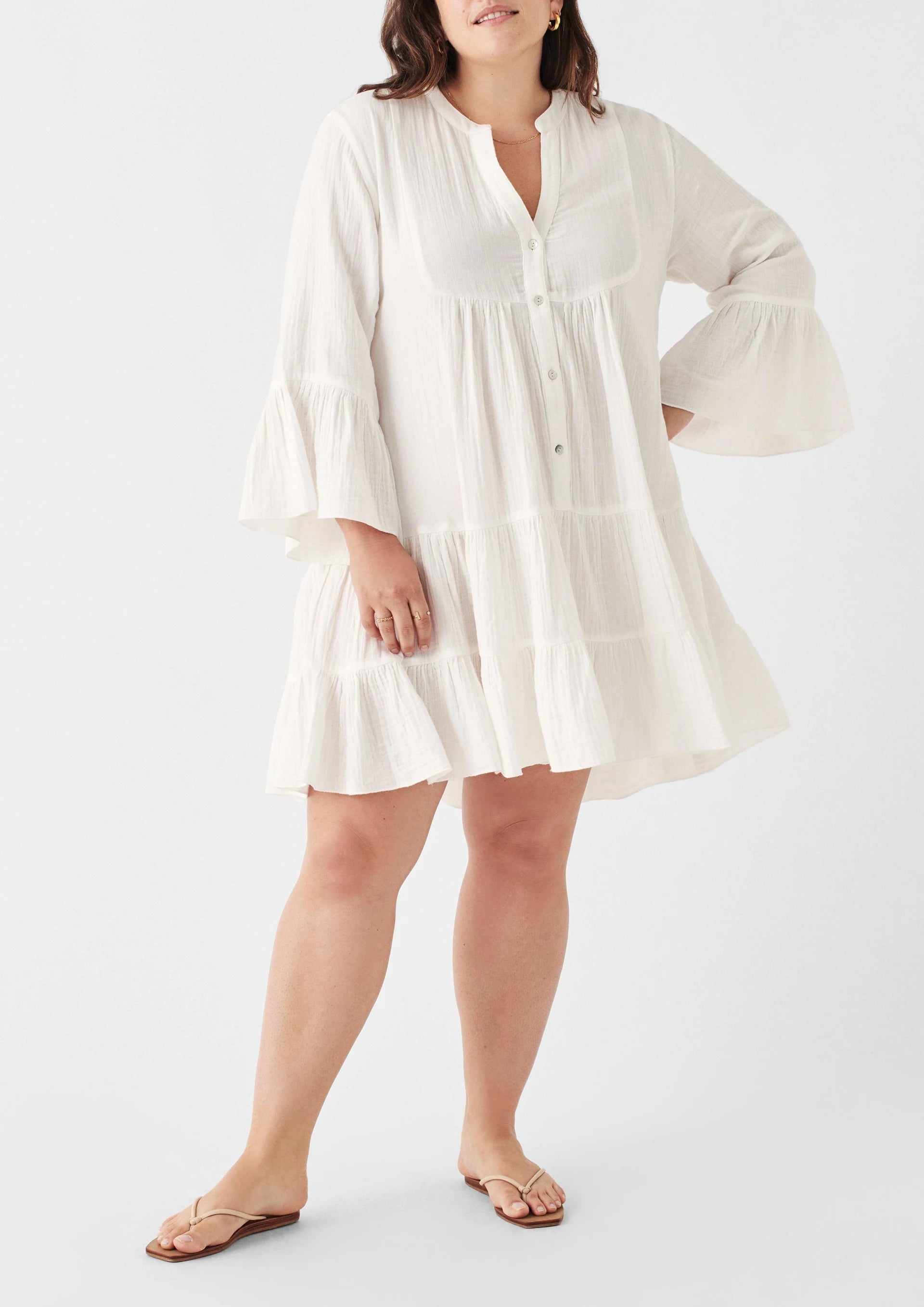 Dune Cotton Gauze Kasey Dress