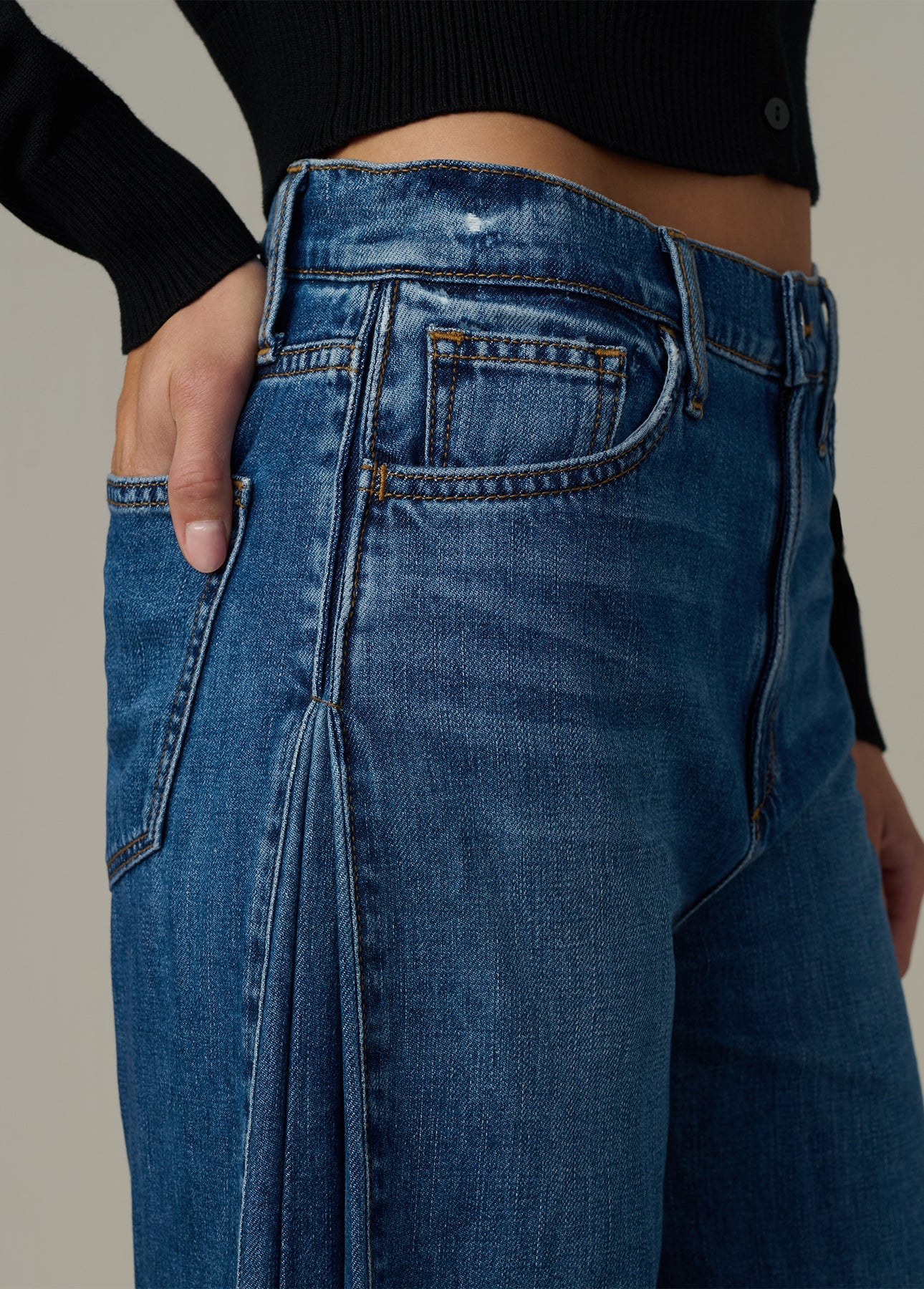 The Side Pleat Jean - Cherished