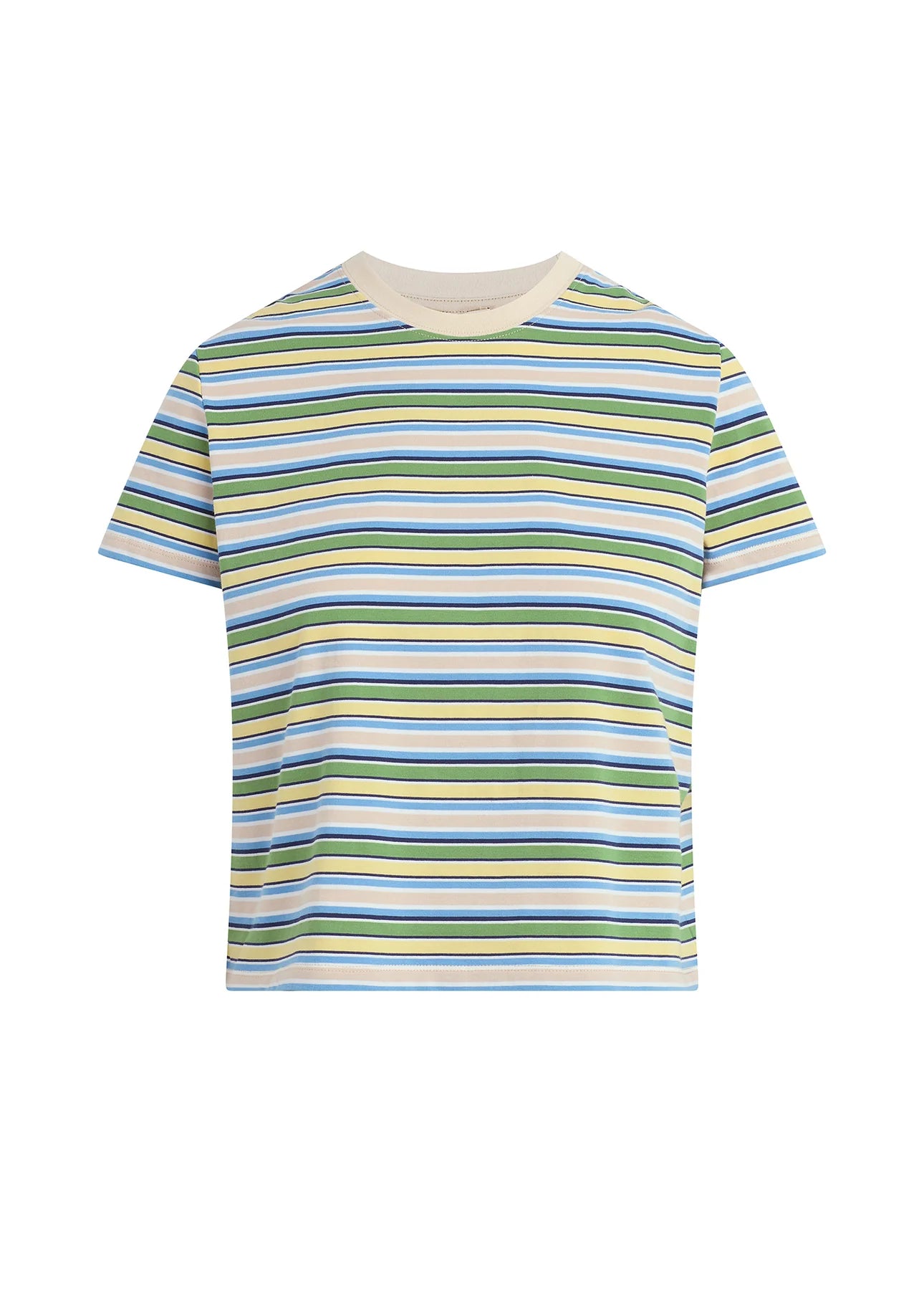 The Easy Tee - Citrus Multi Stripe