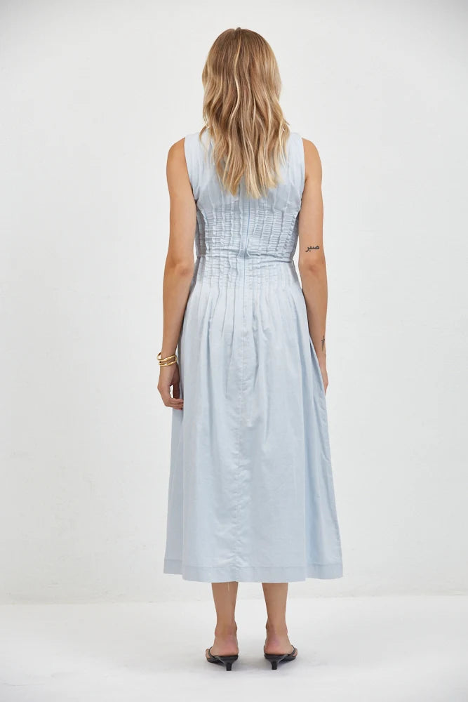 Hayden Dress - Sky Blue