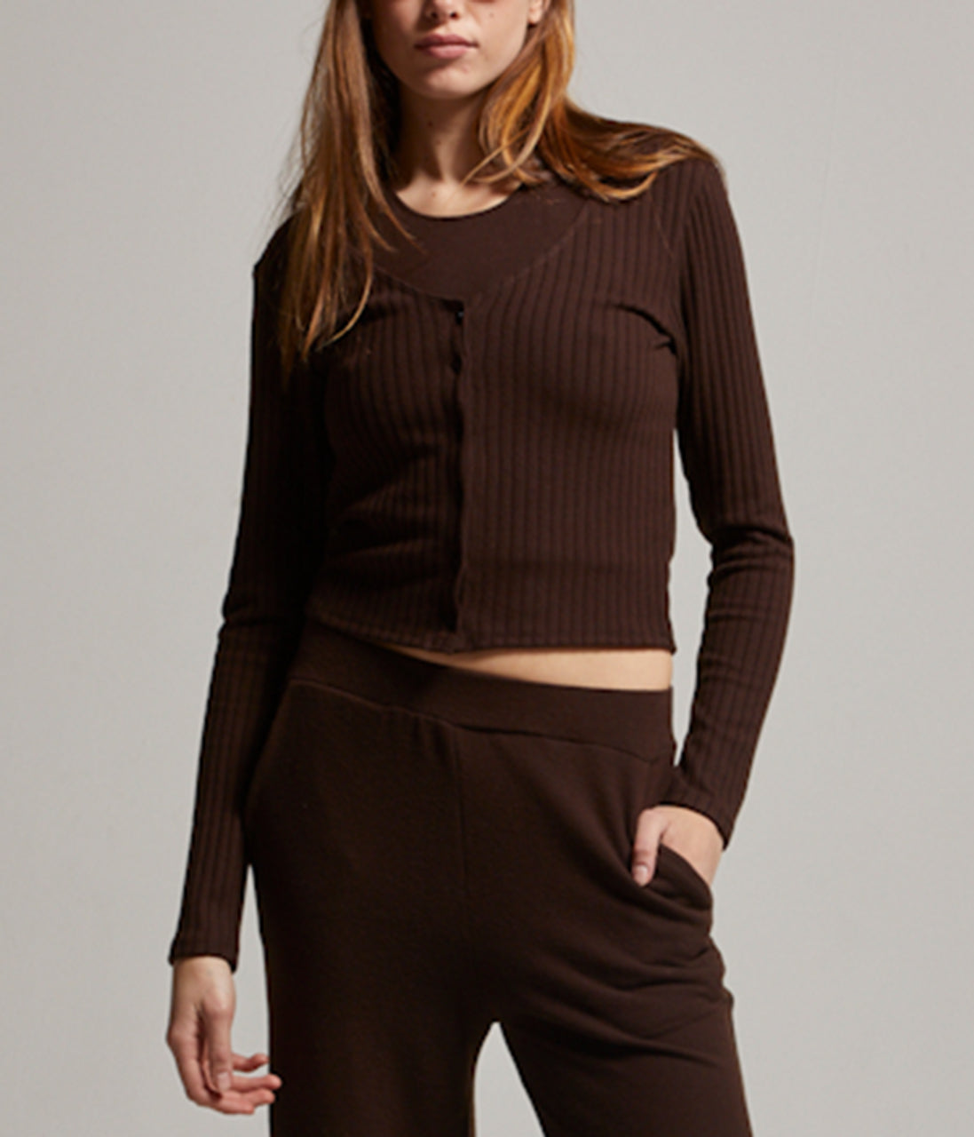 Cora Cardigan - Chocolate