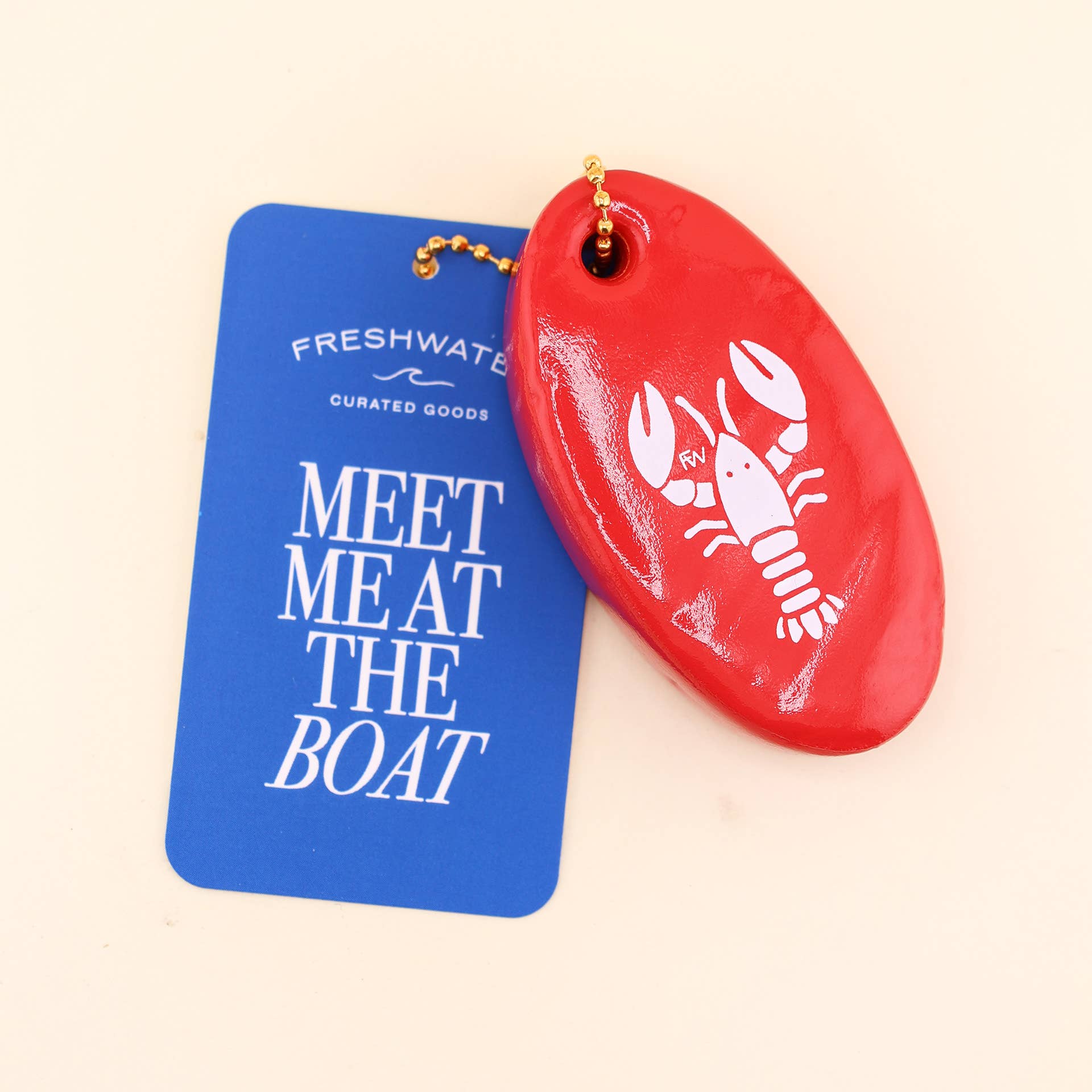 Lobster Floating Keychain