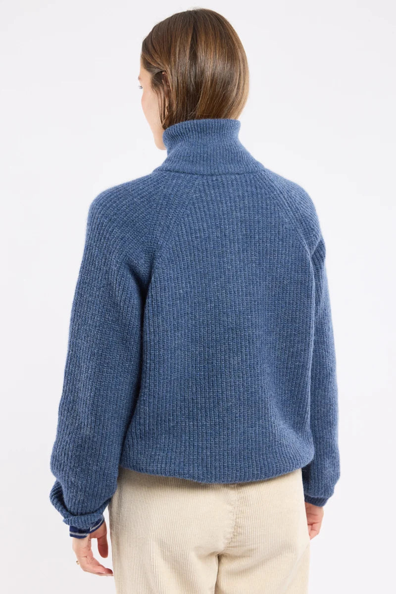Trucker Neck Sweater - Alpaca and Wool - Obscur