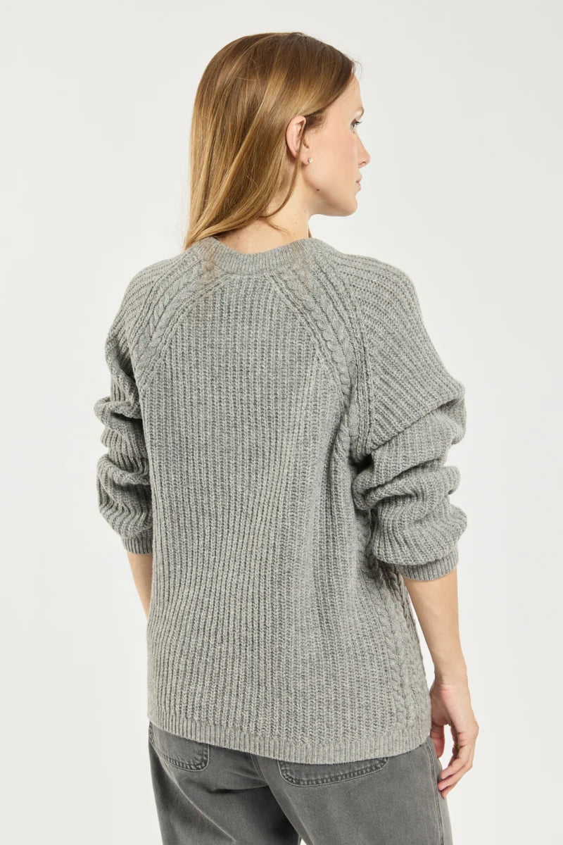 Irish Sweater - Wool - Sleet