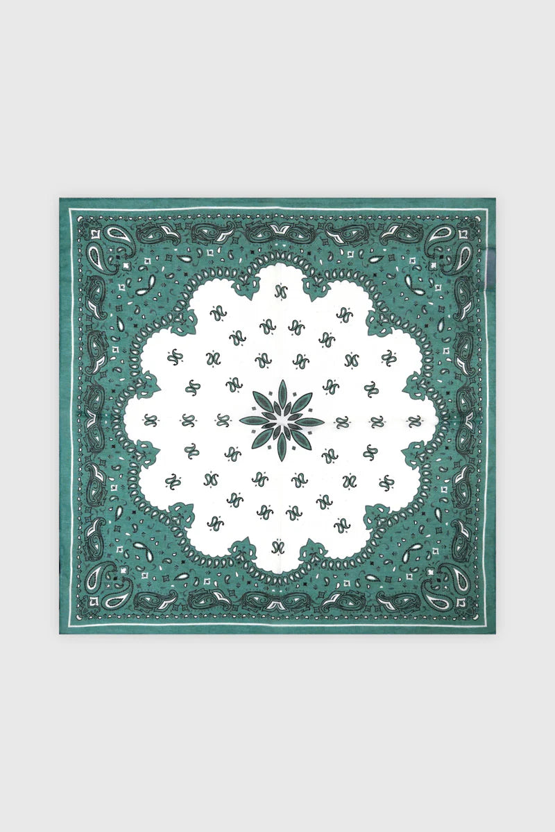 Bandana - Cotton - Silver Pine