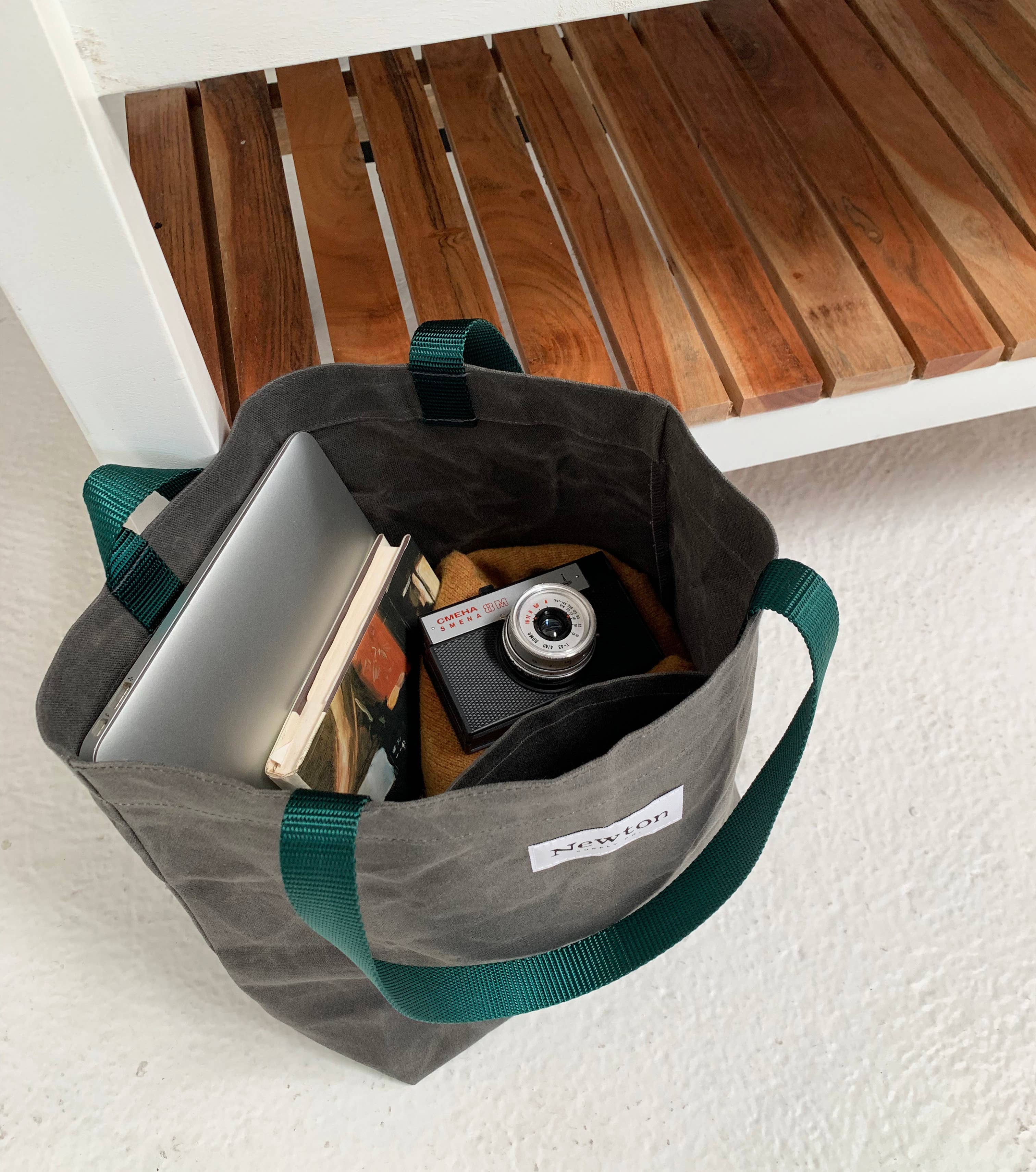 Waxed Canvas Basic Tote