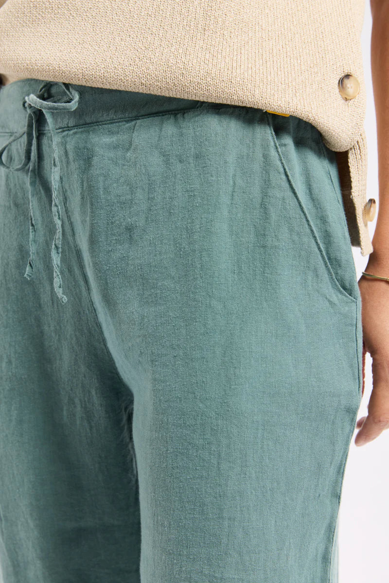 Elasticated Waist Trousers - Silver Pine