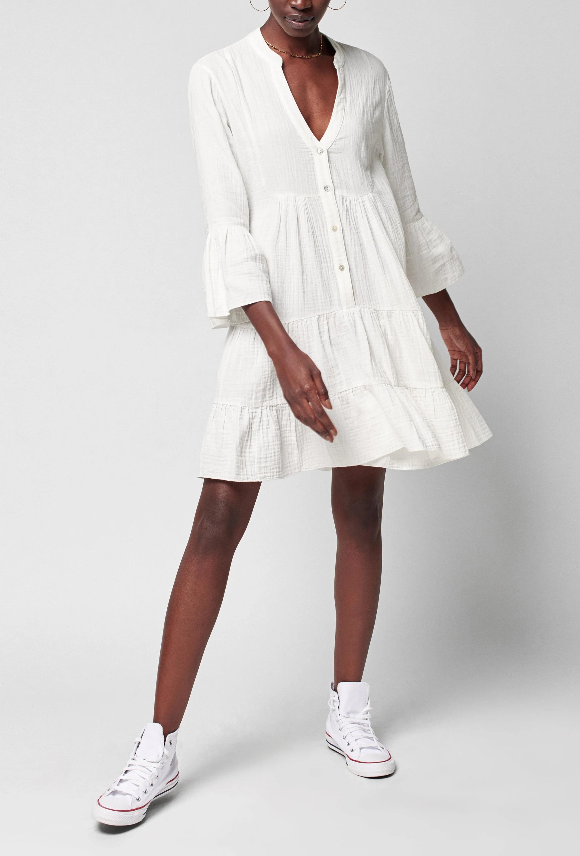 Dune Cotton Gauze Kasey Dress