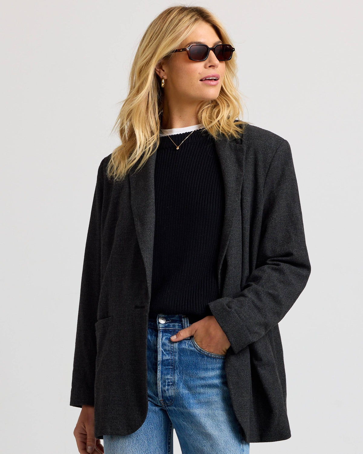 Cotton Fisherman Crew - Black