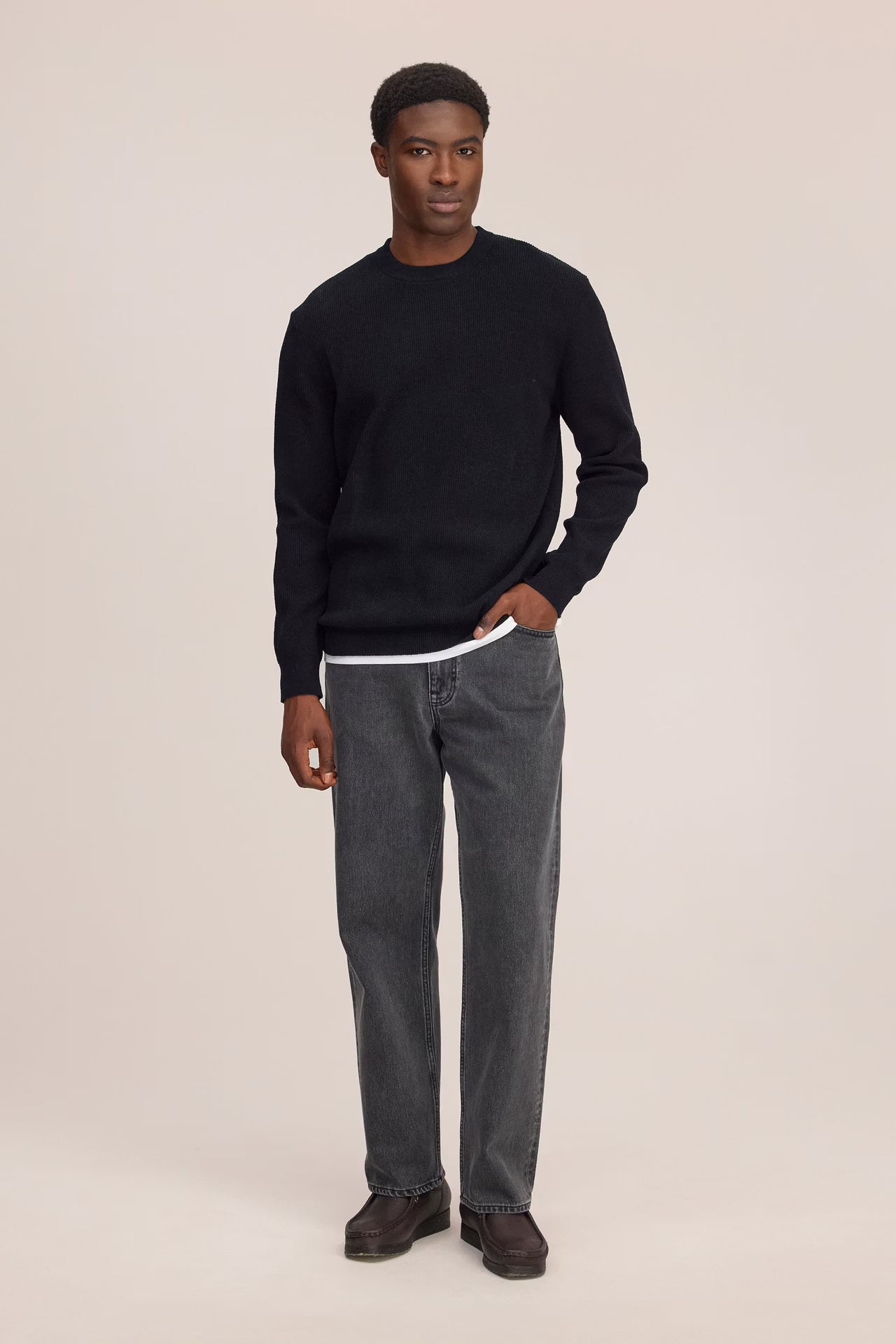 Danny - Lightweight Sweater - Black