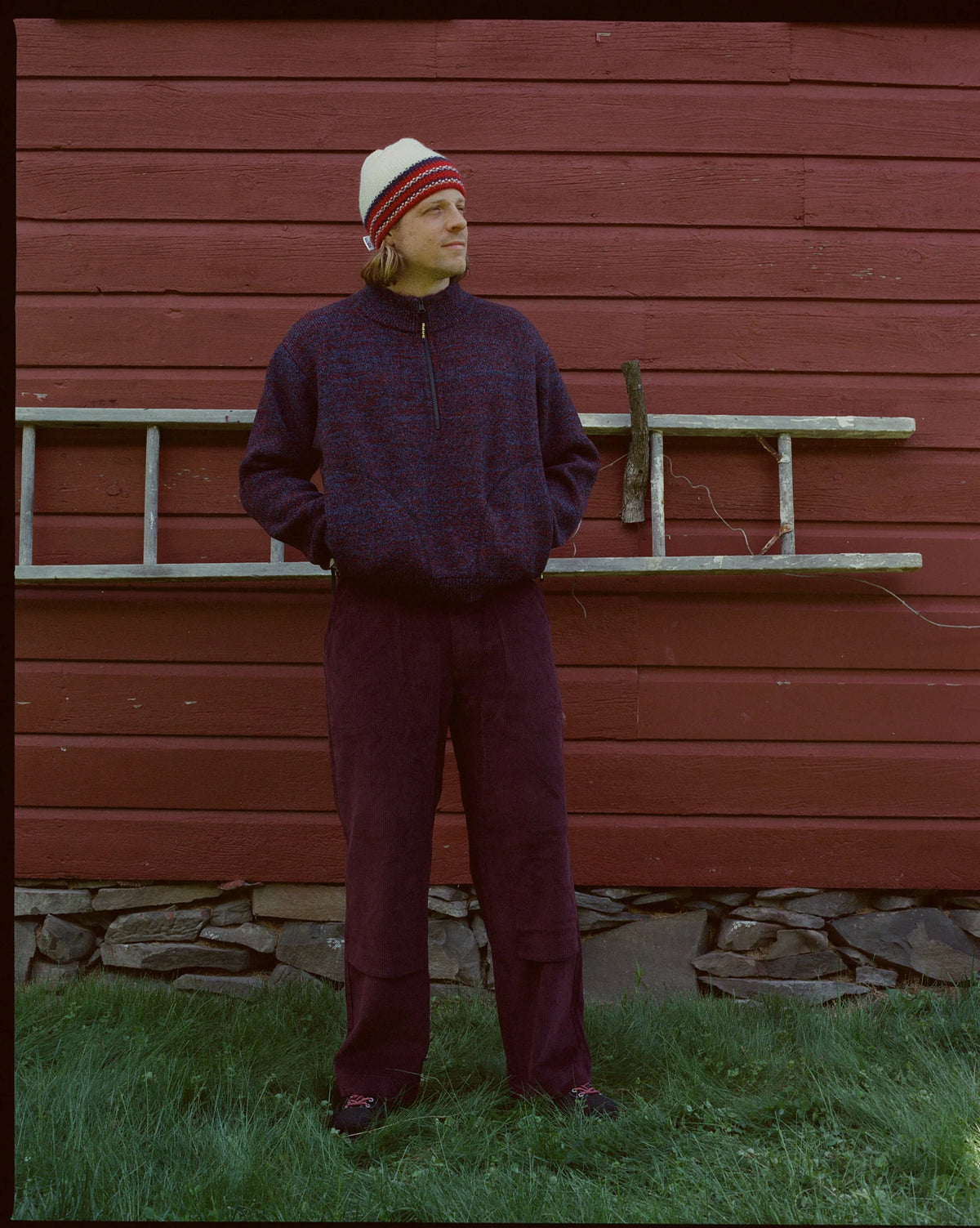Keeler Needle Beanie - Berry Jam