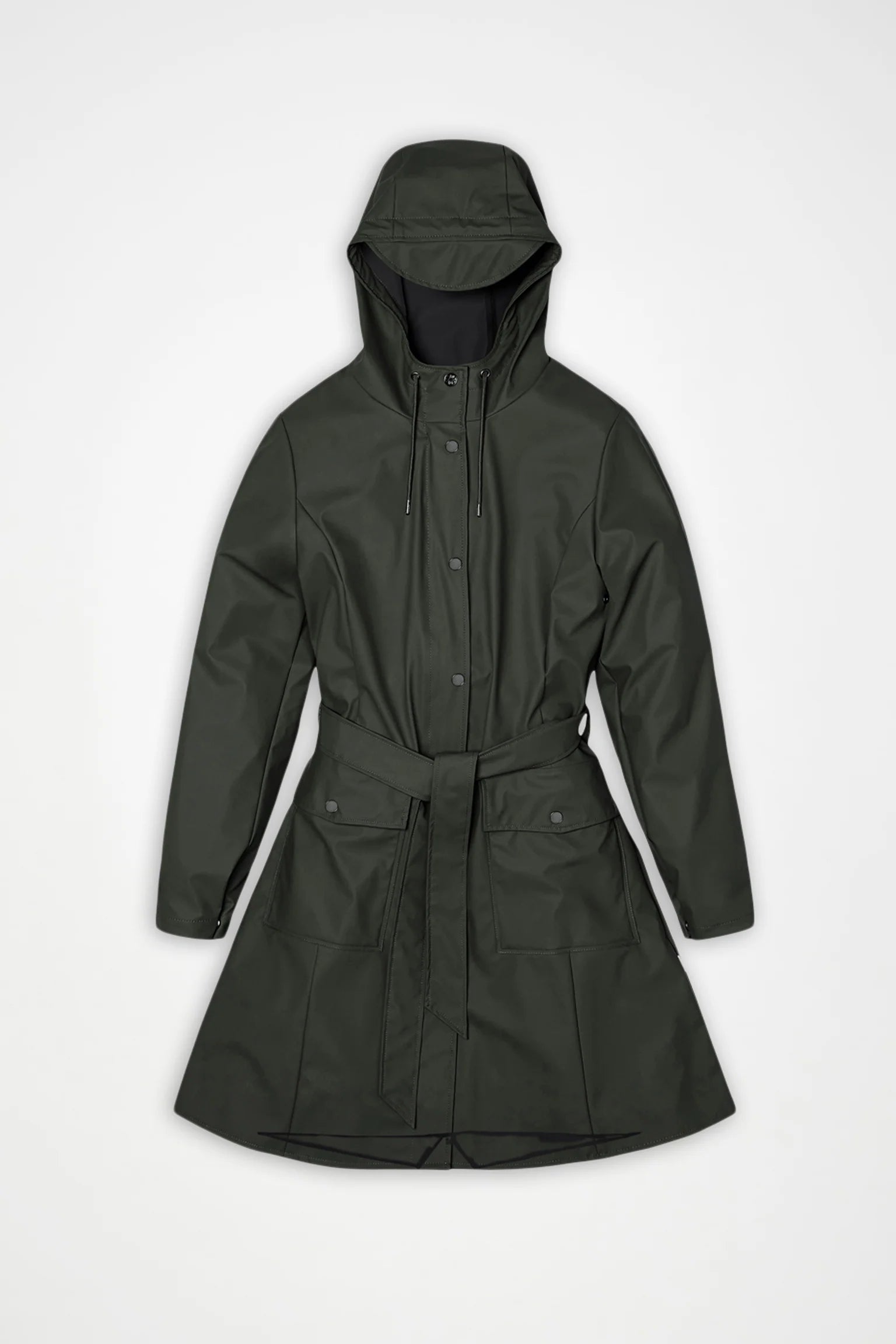 Curve Long Jacket - Green