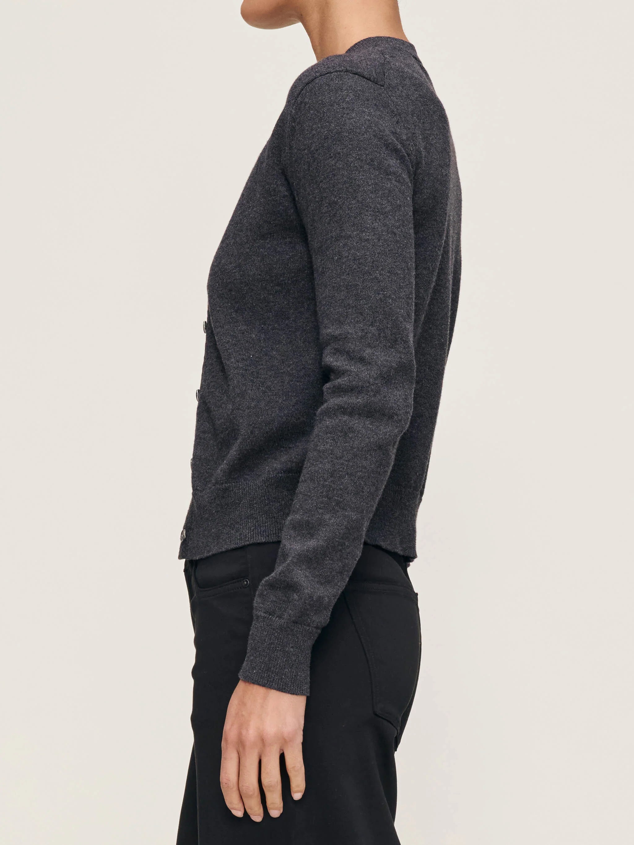 Brinn Cardigan - Charcoal Grey