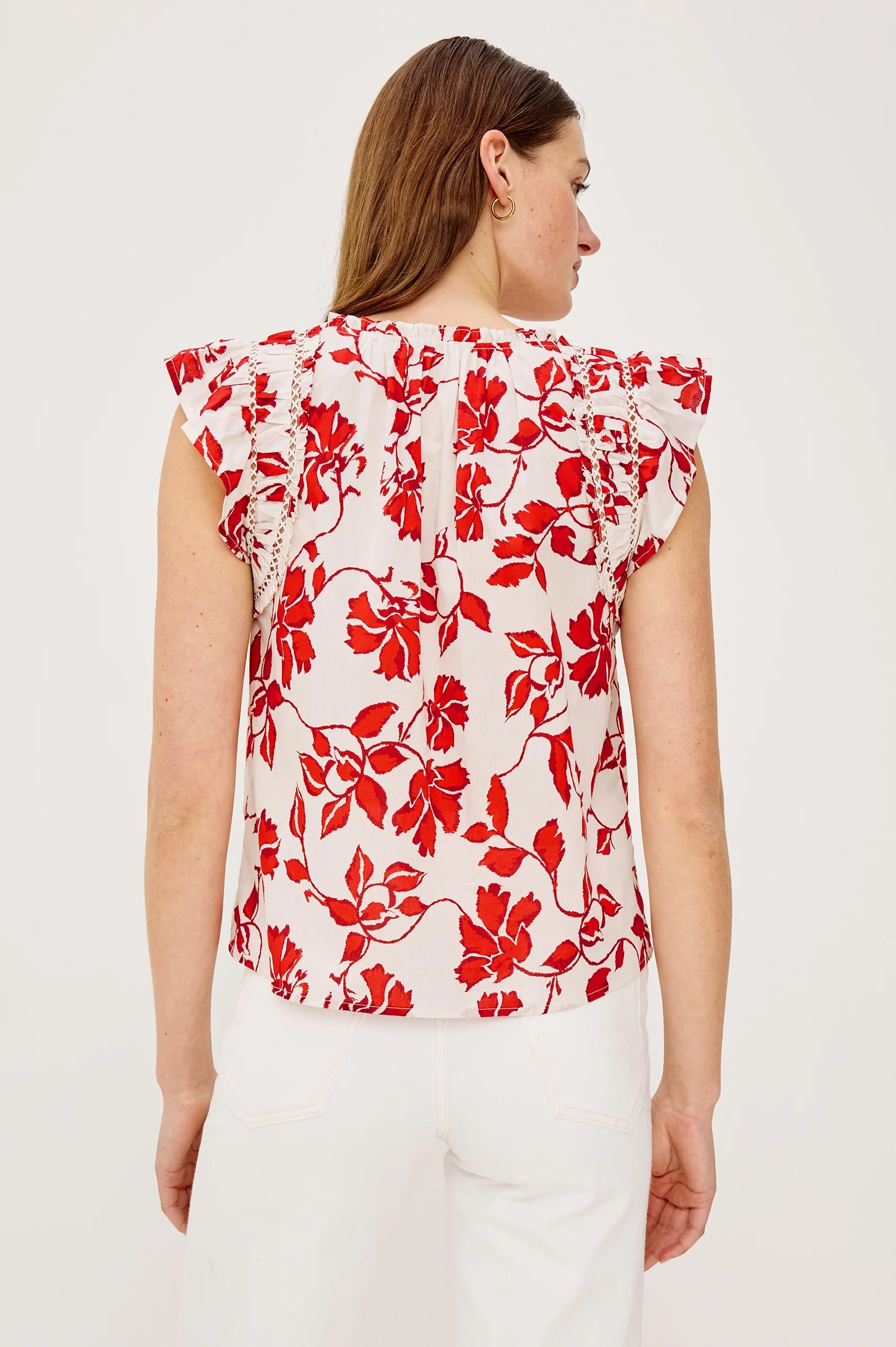 Allea Top - Red Jasmine