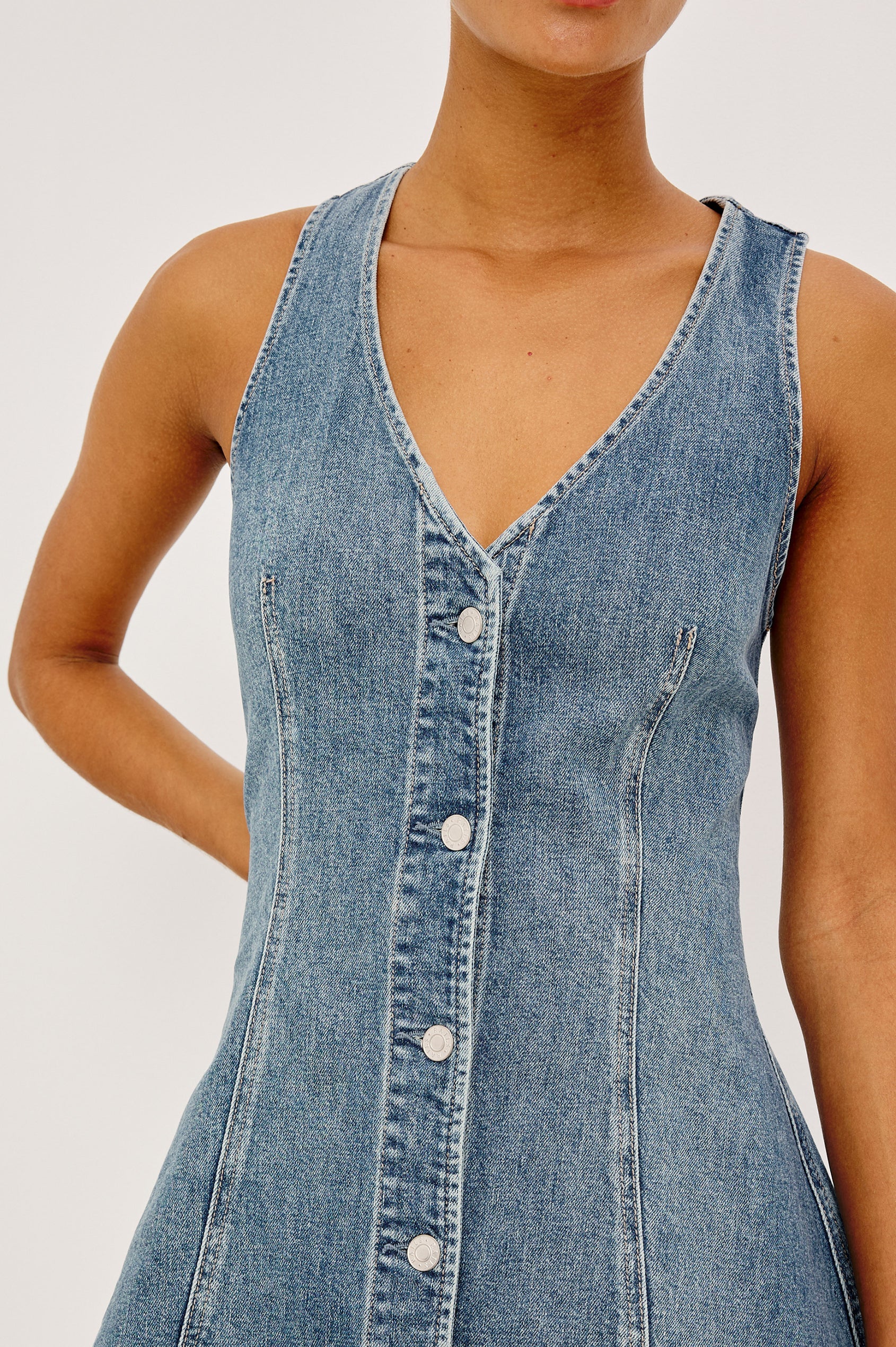 Anaheim Dress - Heritage Blue