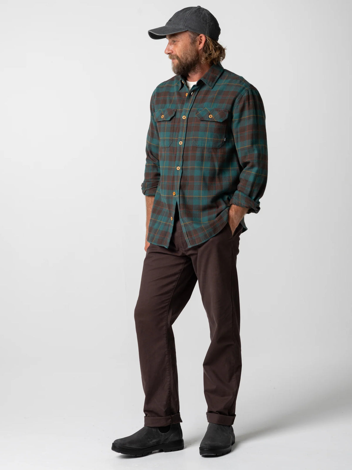 Beardsmore Shirt - Harbour Teal Check