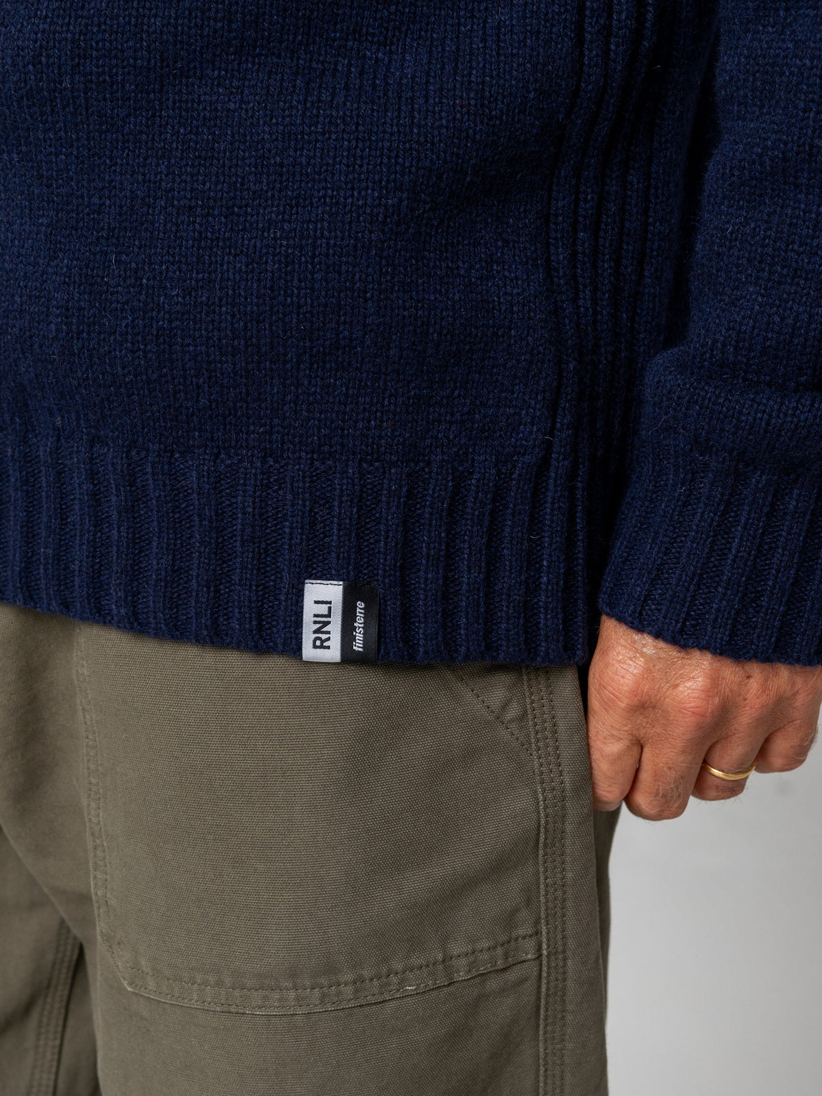 RNLI Polperro Jumper - Navy
