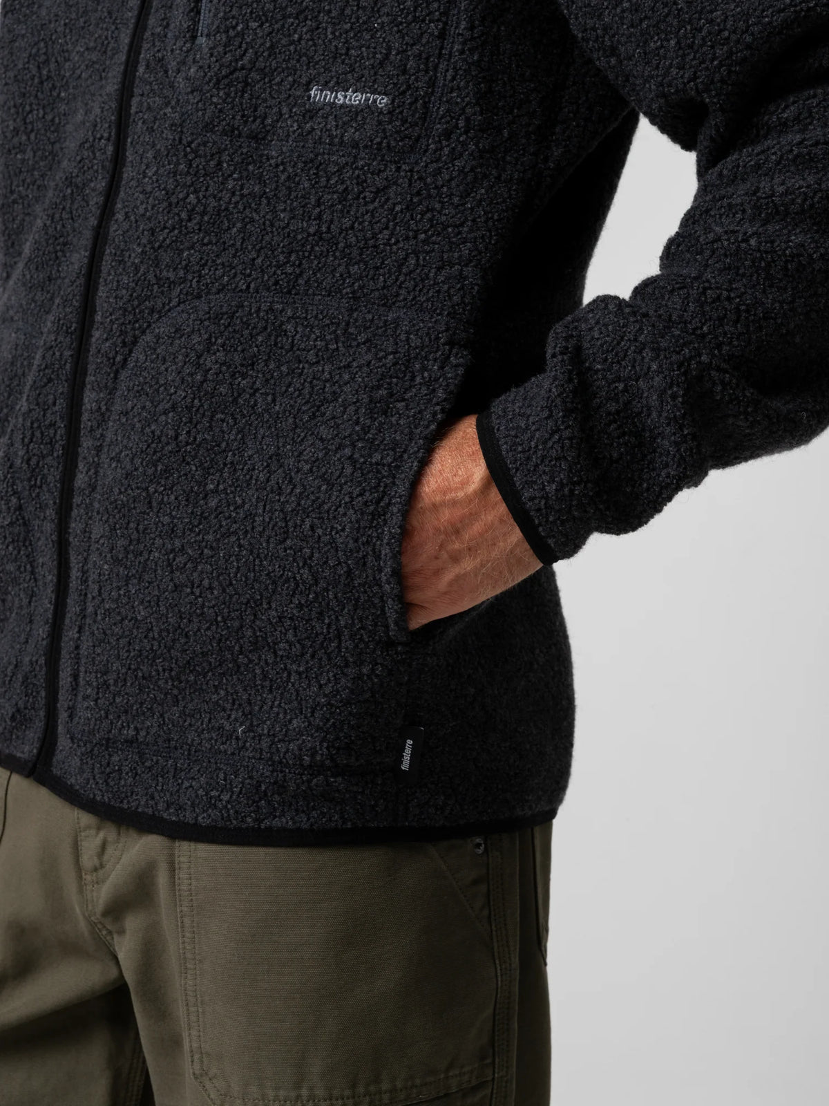 Portell Wool Fleece Jacket - Slate
