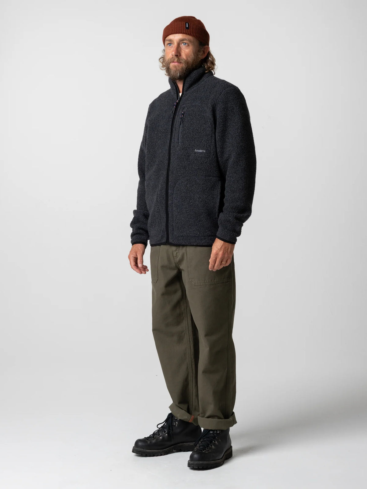 Portell Wool Fleece Jacket - Slate
