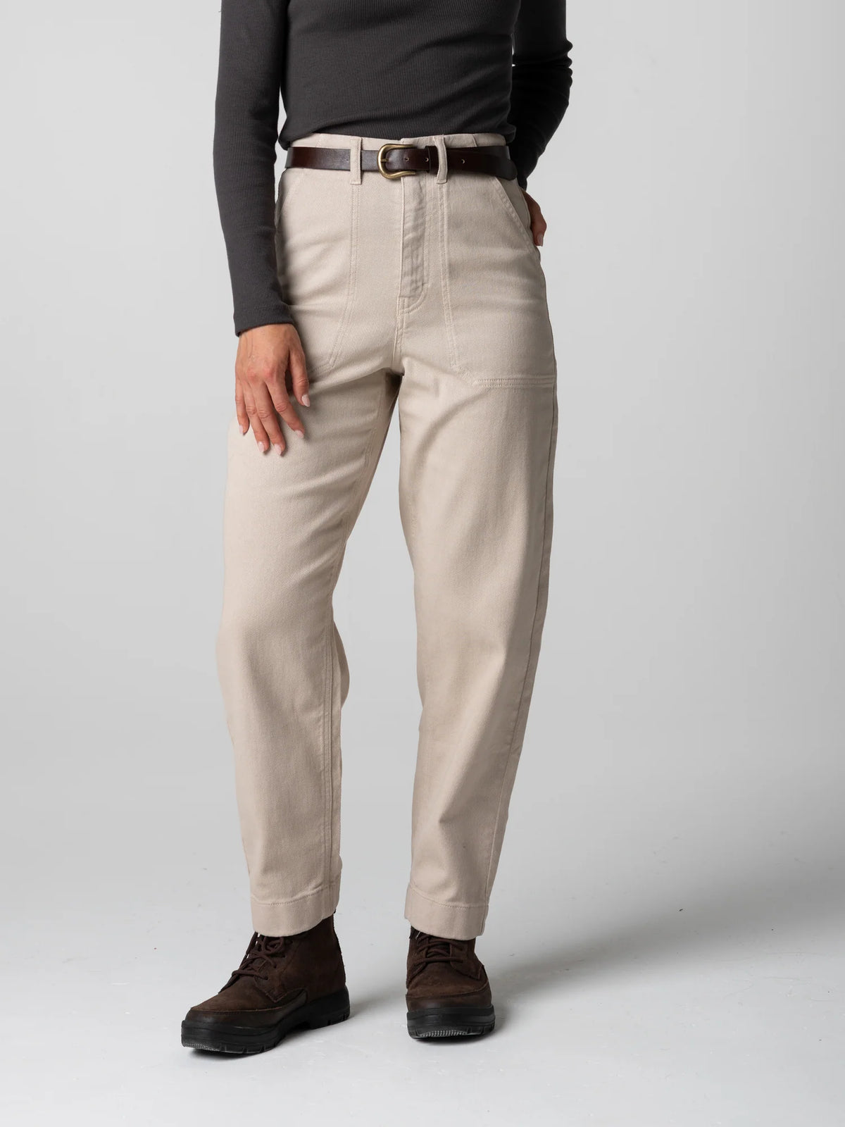 Women's Yarrel Canvas Trouser - Natural Sandstone