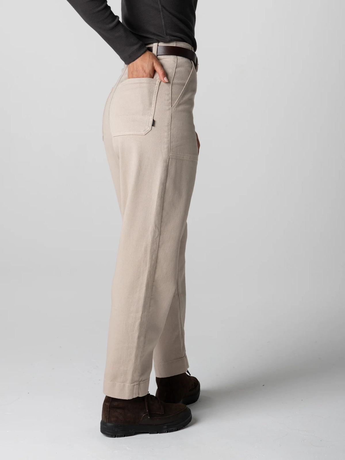 Women's Yarrel Canvas Trouser - Natural Sandstone