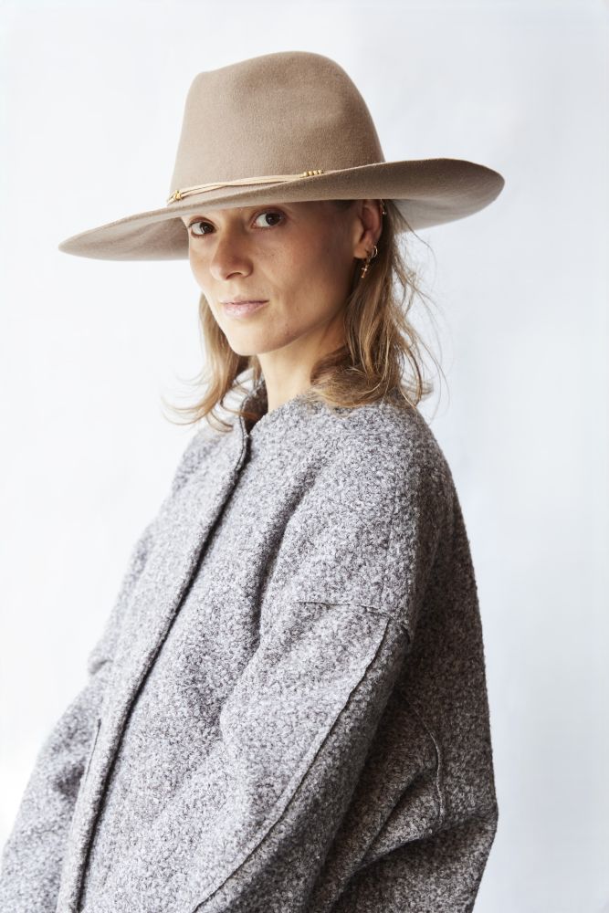 Aspen Cowgirl Wool Hat - Taupe