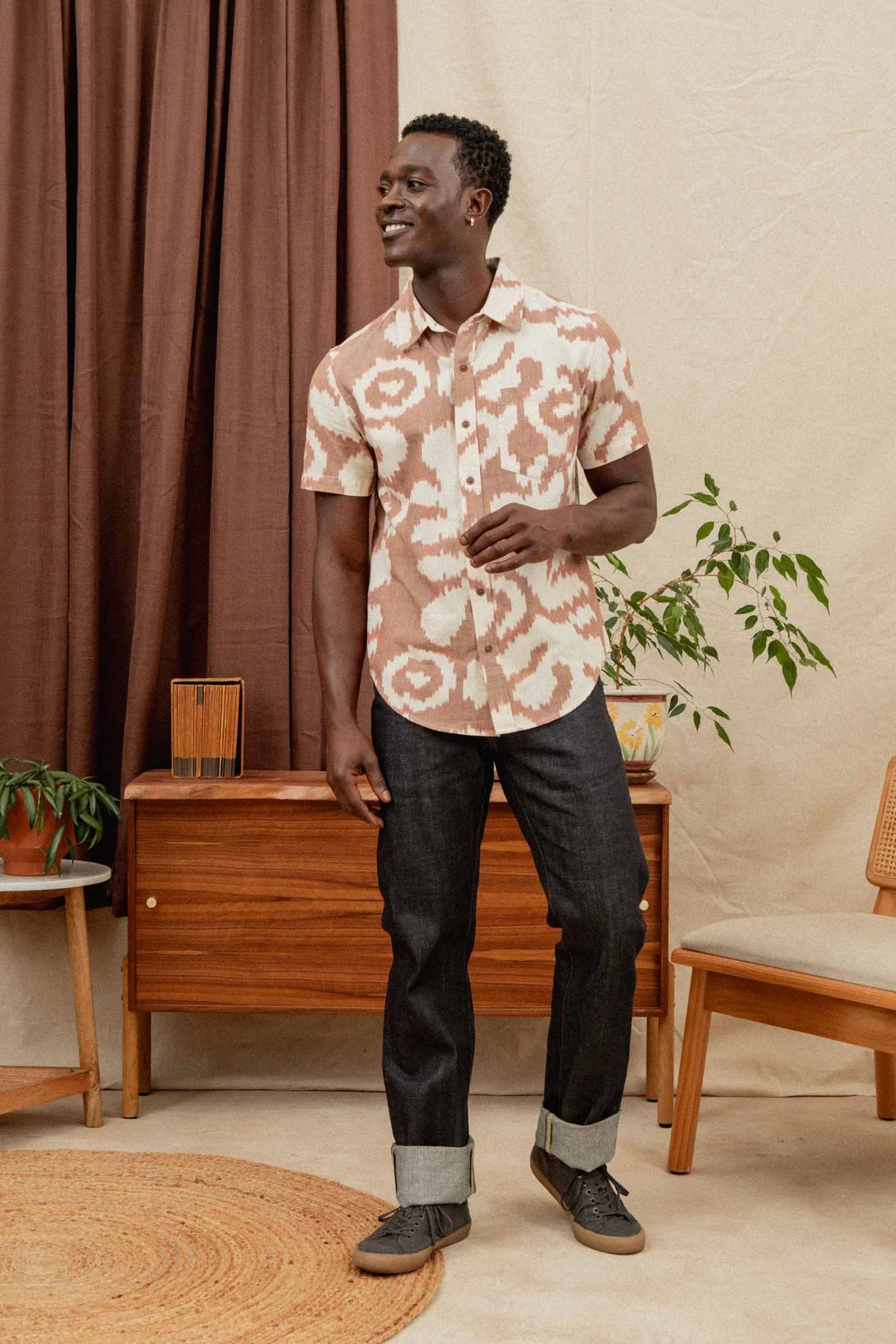 Harbor Slim Shirt - Pop Leaf