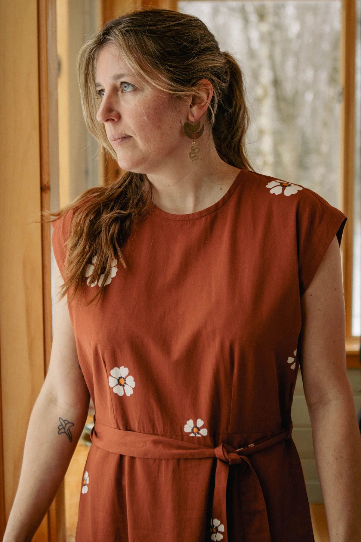 The Eloise Dress - Redstone Bloom