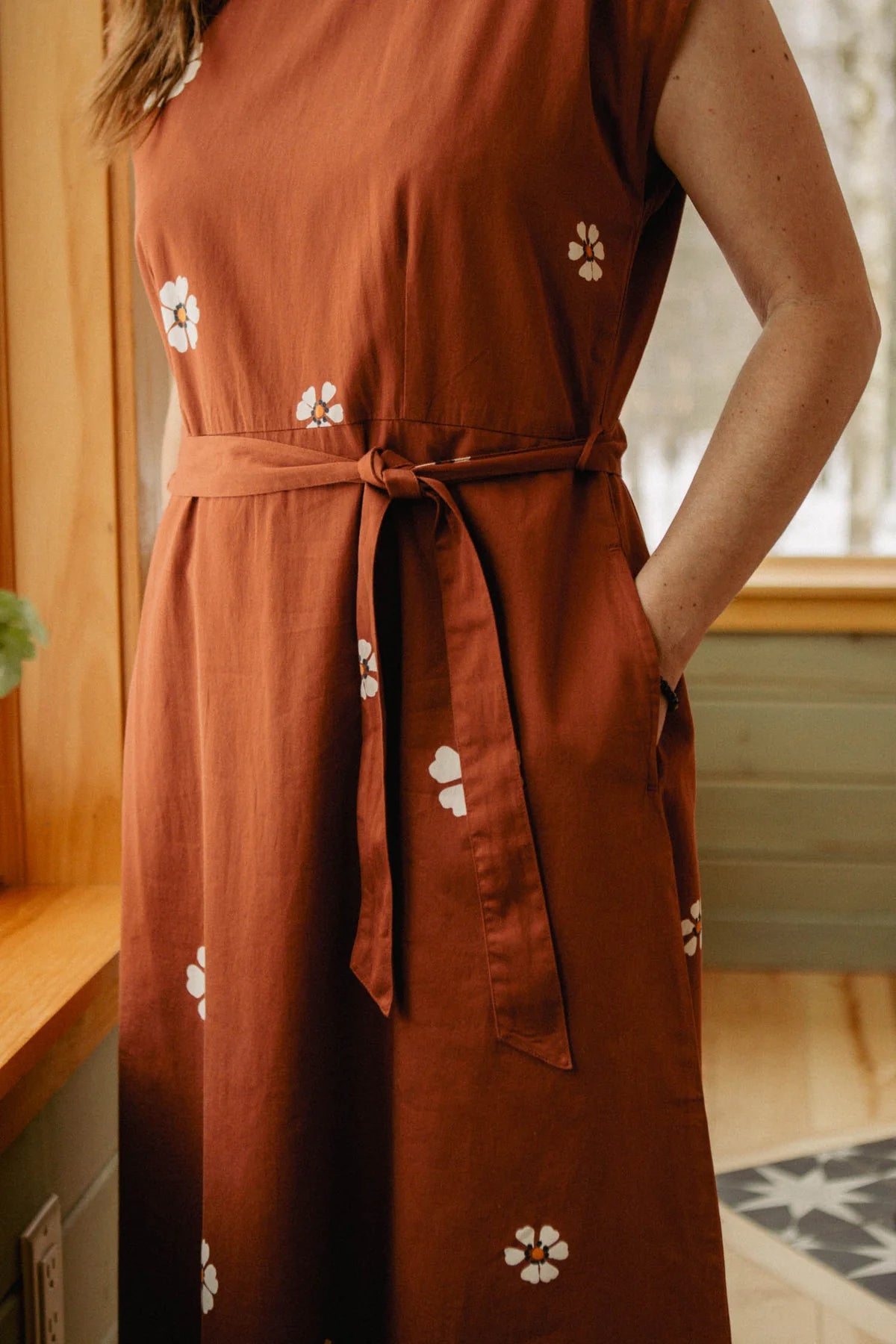 The Eloise Dress - Redstone Bloom