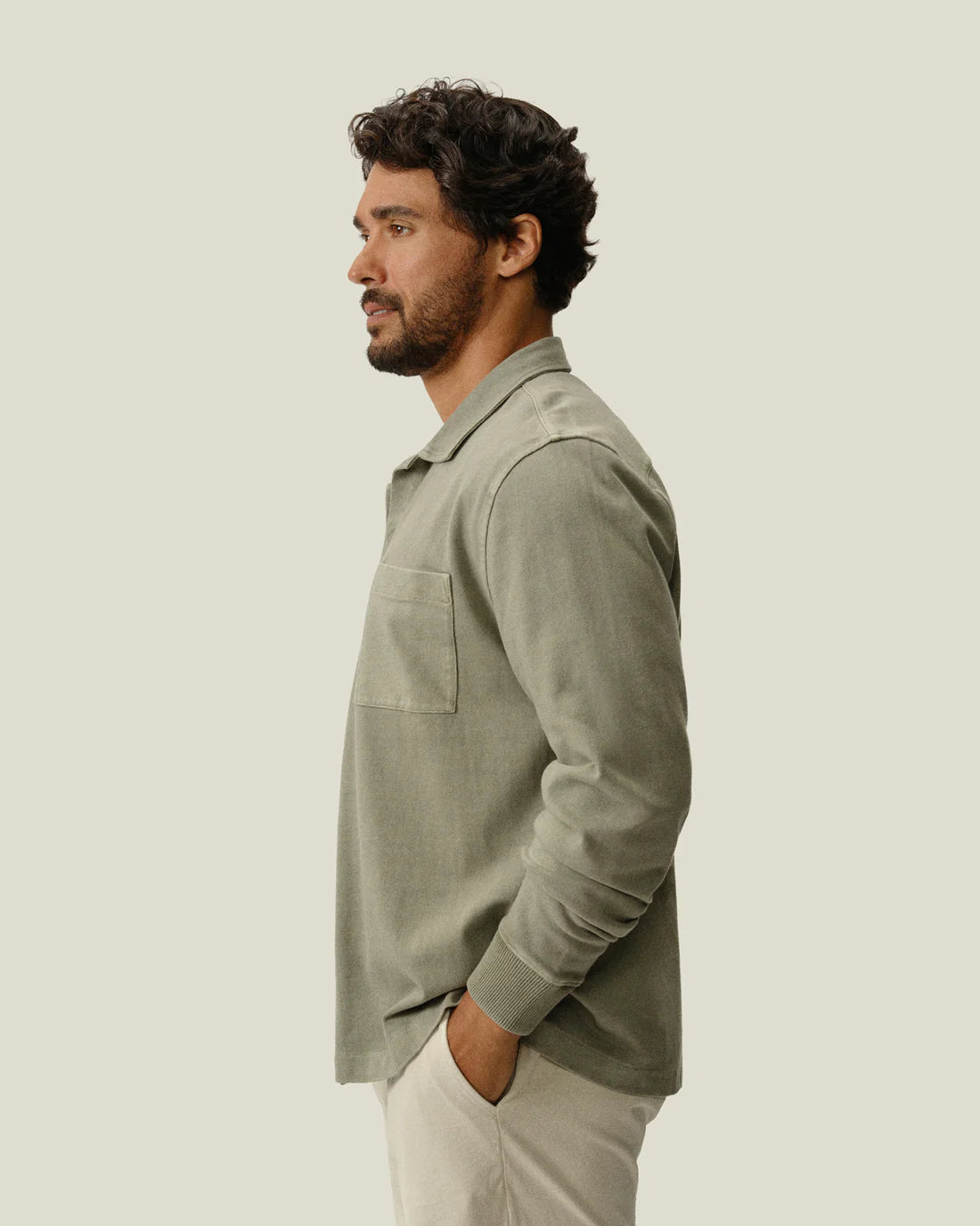 Caza Knit Shirt - Seagrass