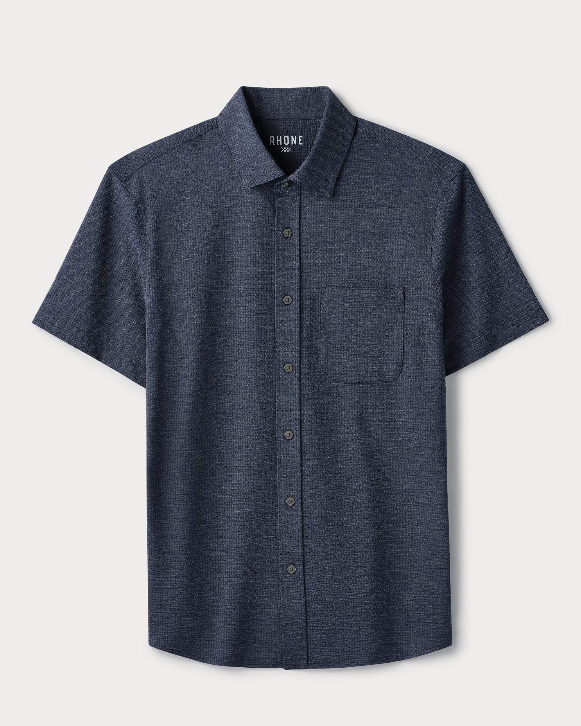 Commuter® Seersucker Short Sleeve Button Down