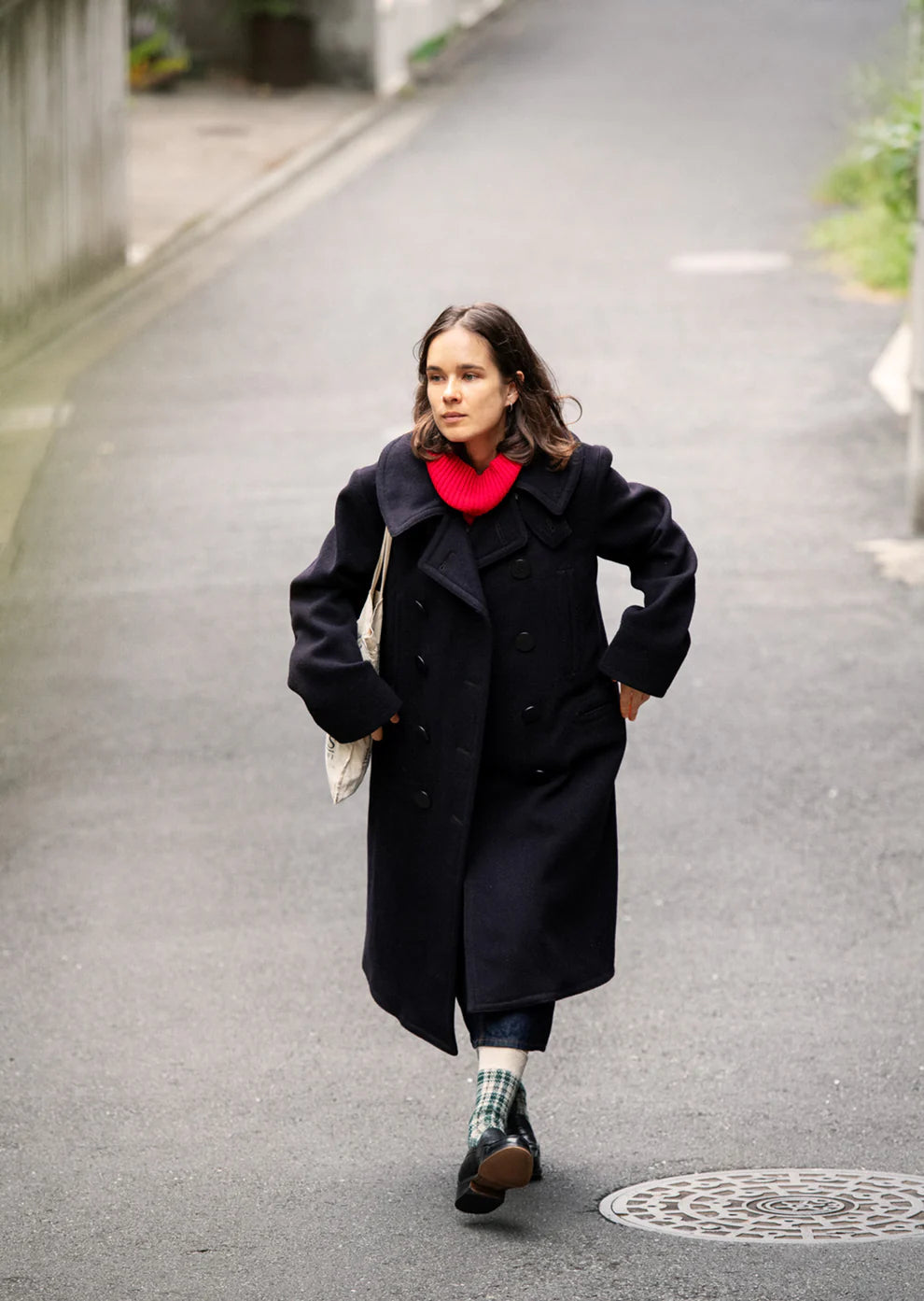 Check Pattern Merino Socks