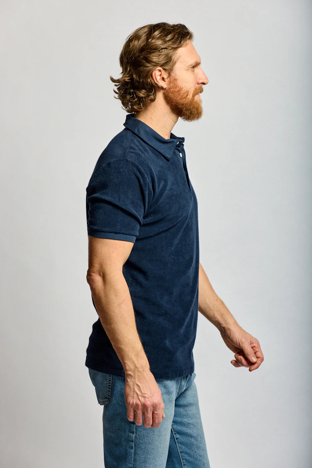 Towel Terry Polo - Navy