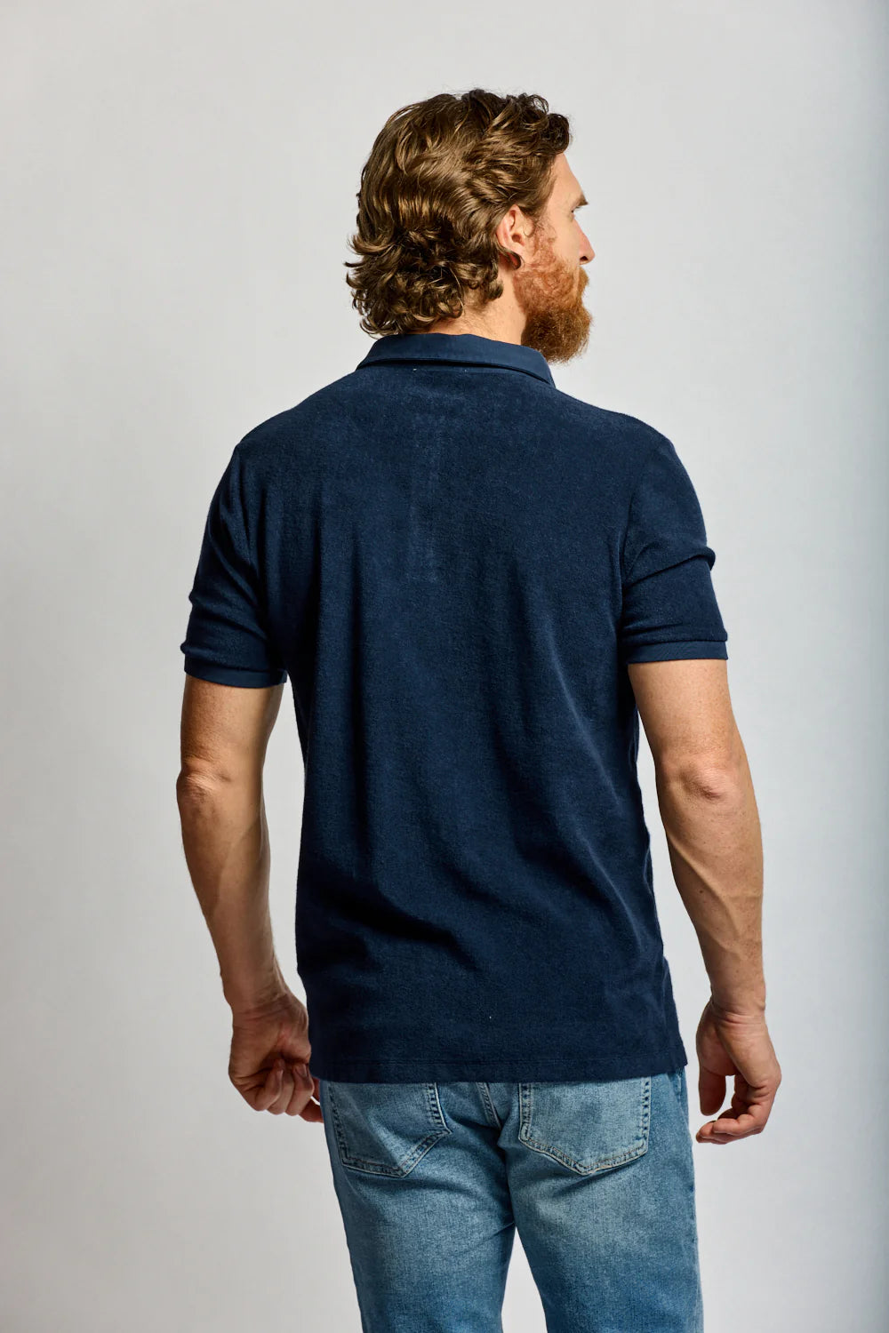 Towel Terry Polo - Navy