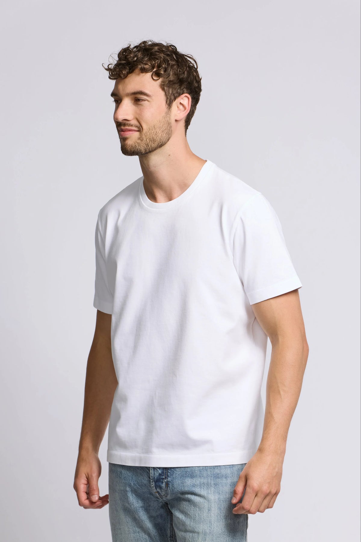Heavyweight Crew Neck T-Shirt - White