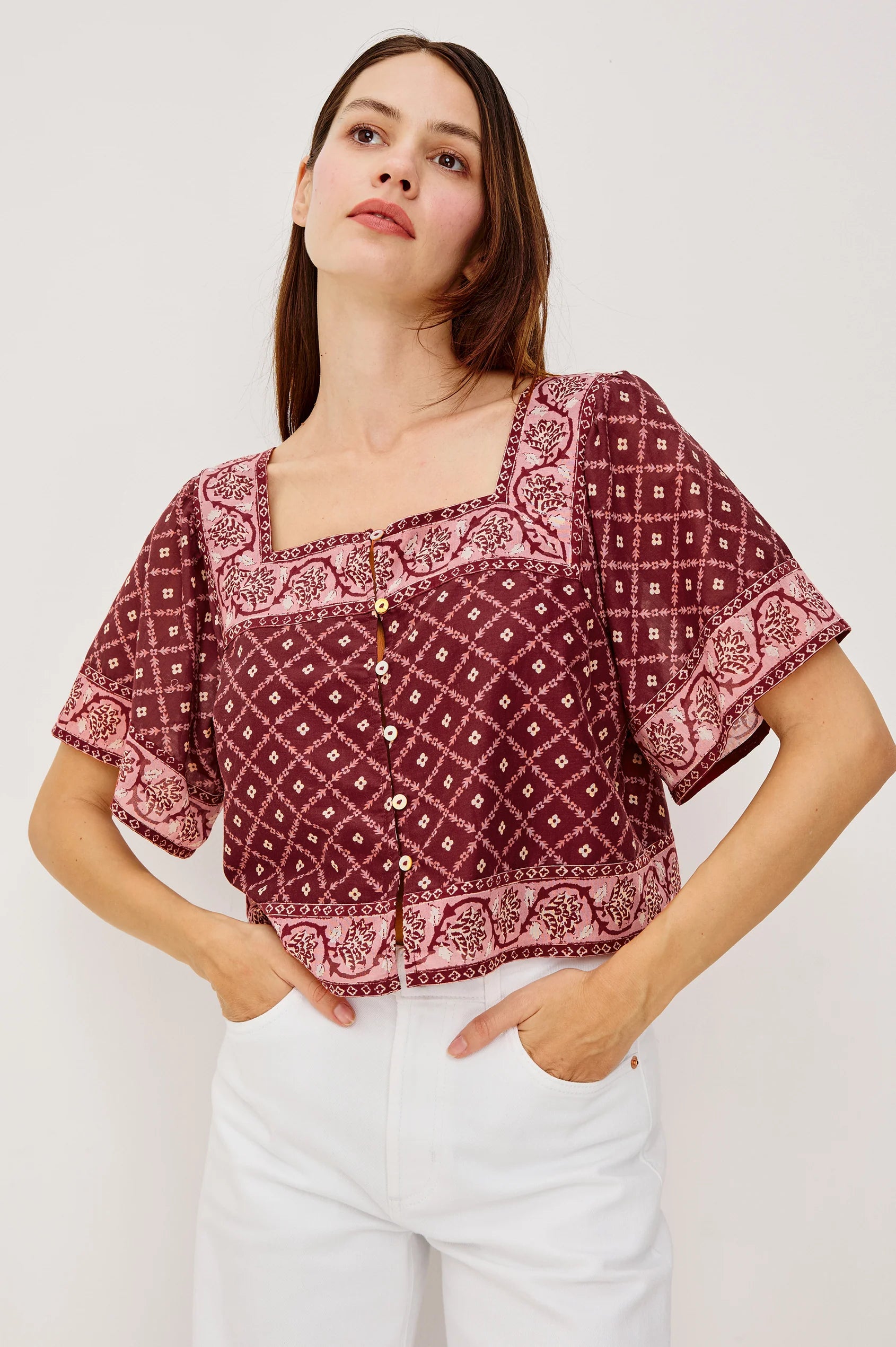 Ellen Top - Flower Chain