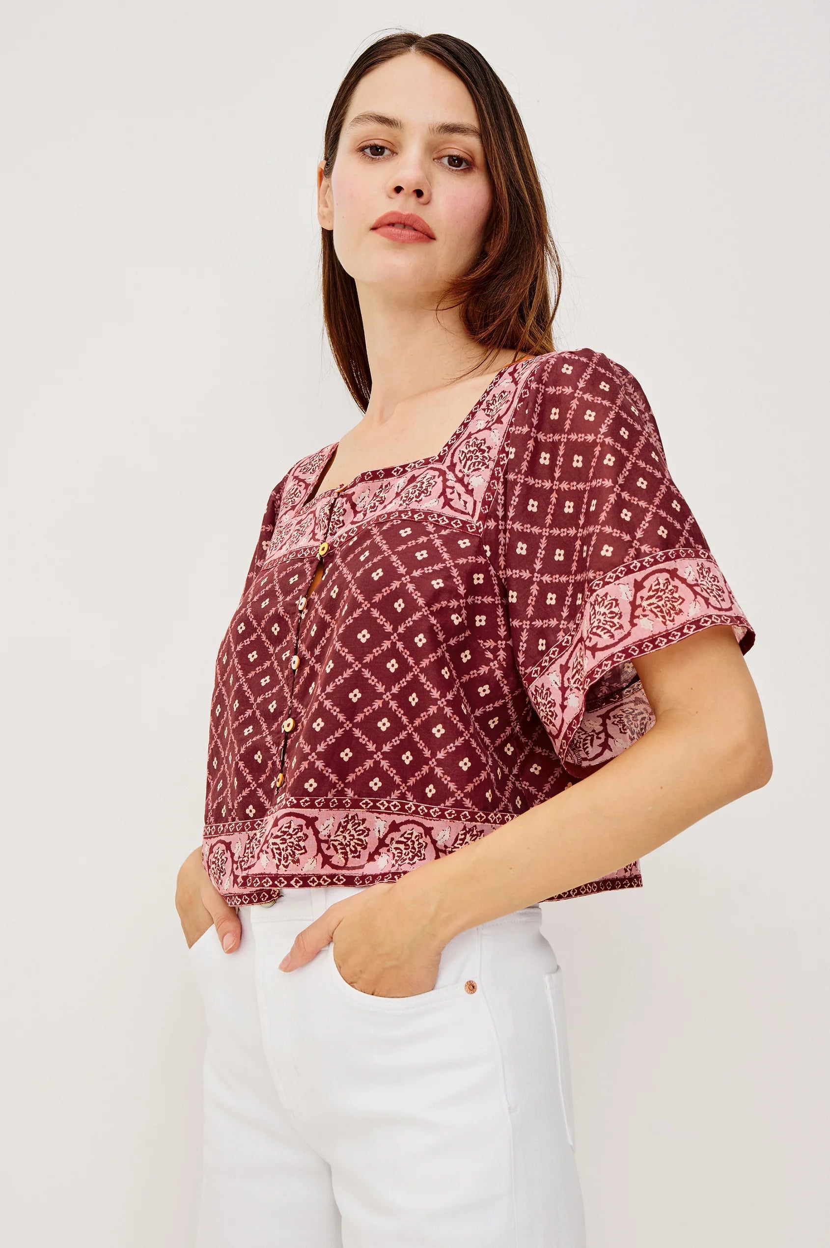Ellen Top - Flower Chain