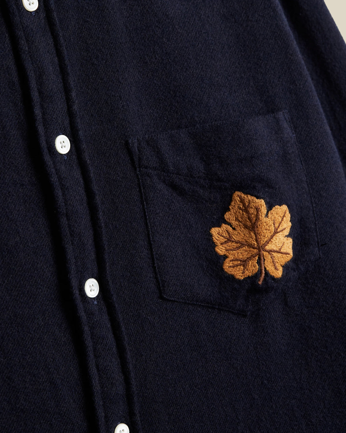 Embroidery Flannel - Navy