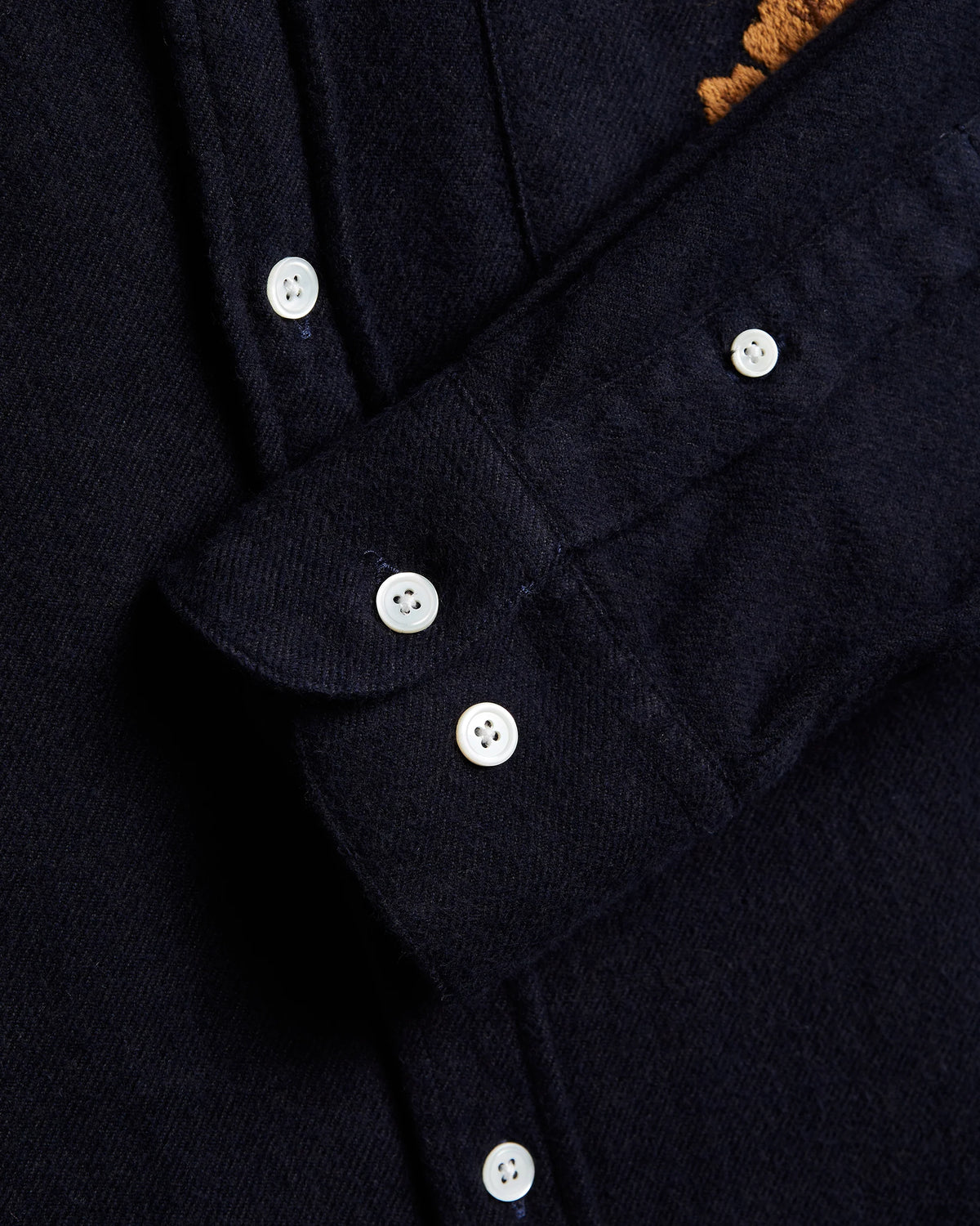 Embroidery Flannel - Navy