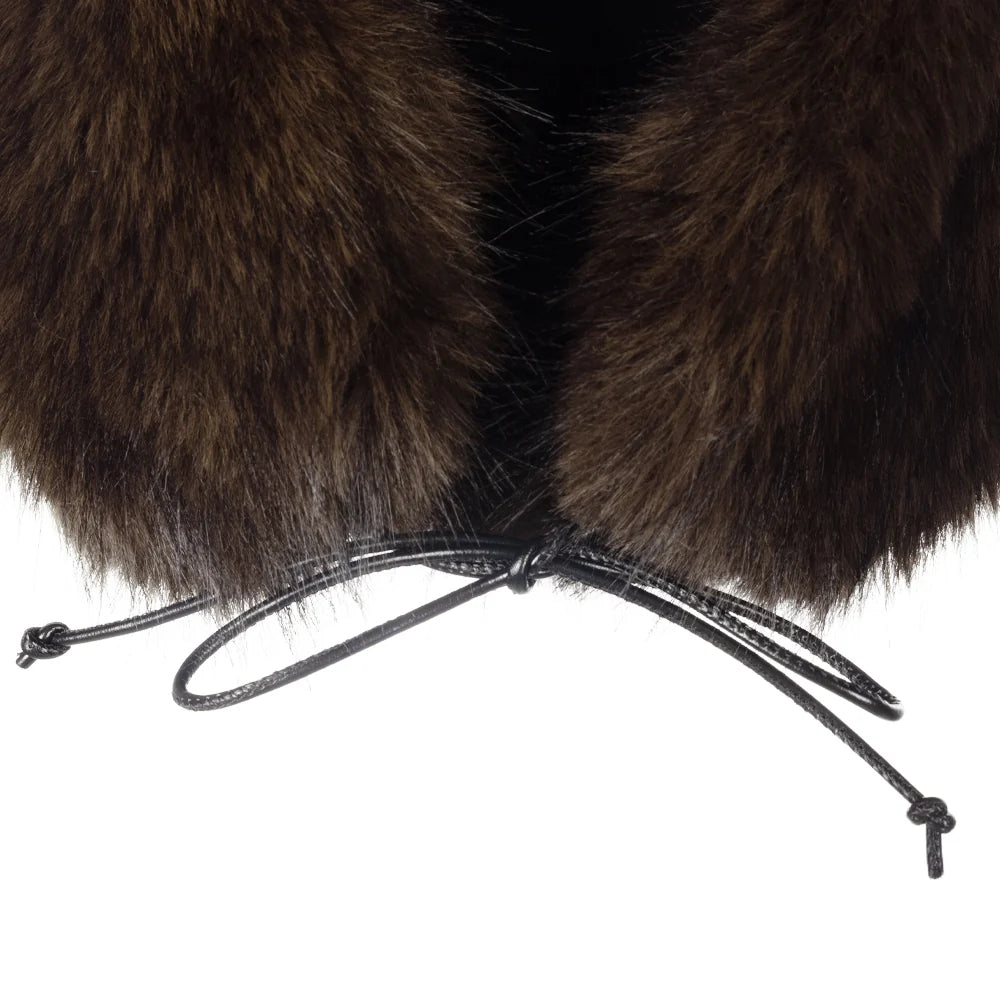 Faux Fur Trapper - Brown