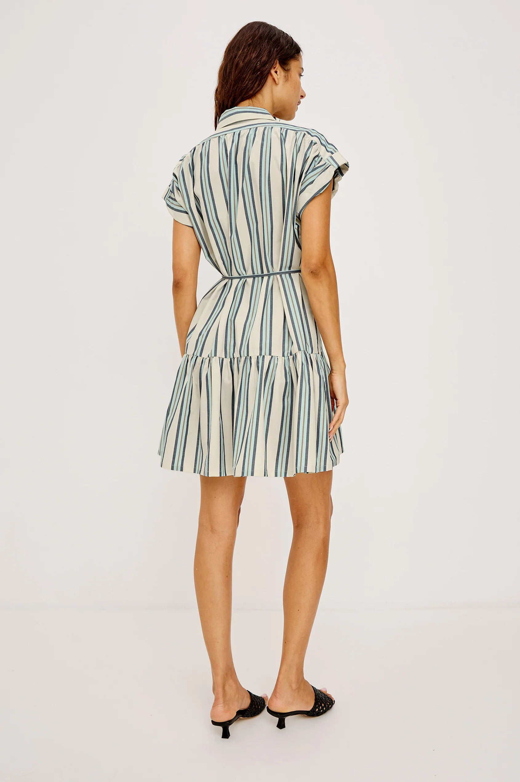 Evaline - Marsala Stripe