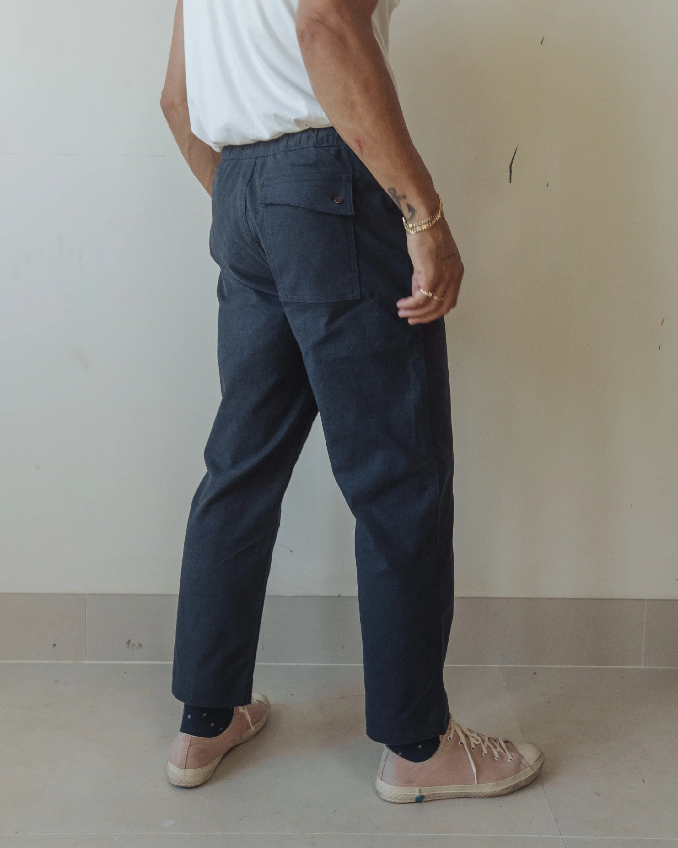 Easy Rider Moleskin Pant - Navy