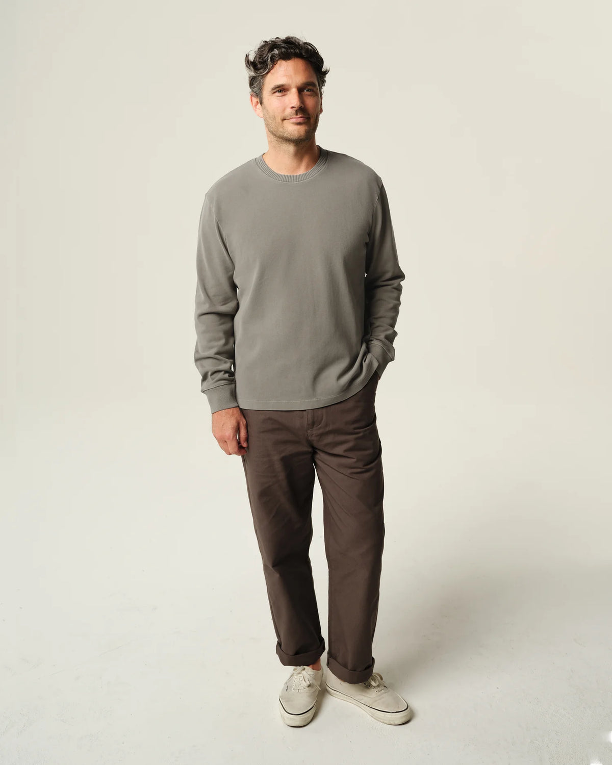 Caza Crewneck - Kelp