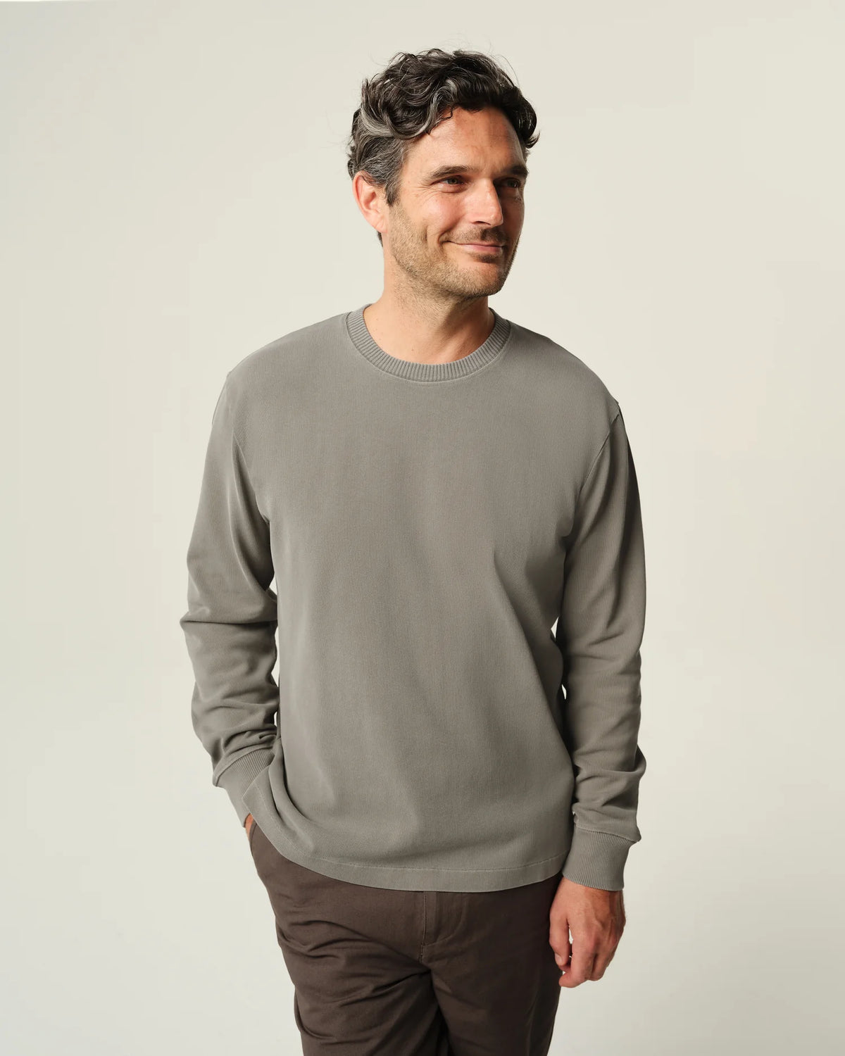 Caza Crewneck - Kelp