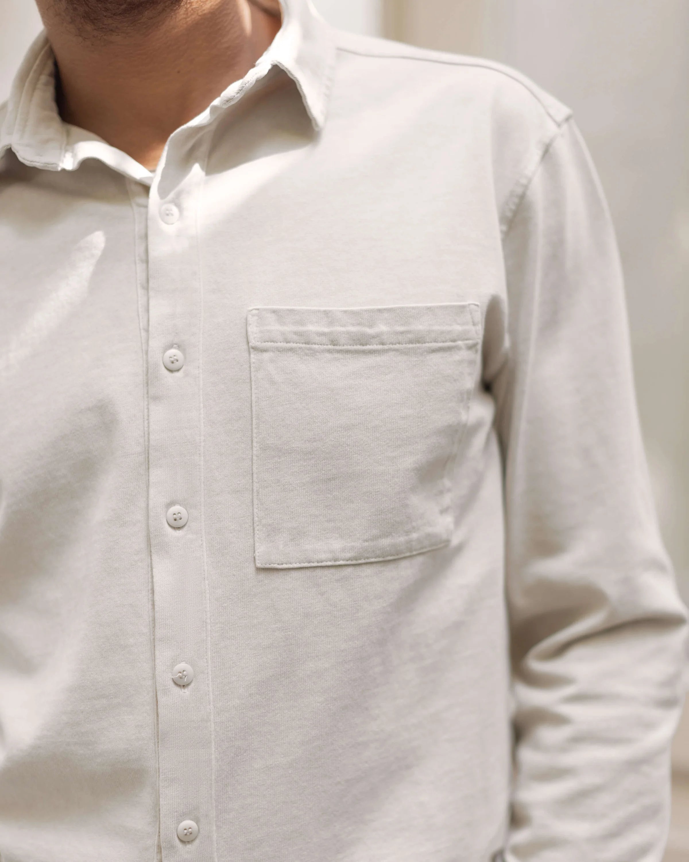 Caza Knit Shirt - Cream