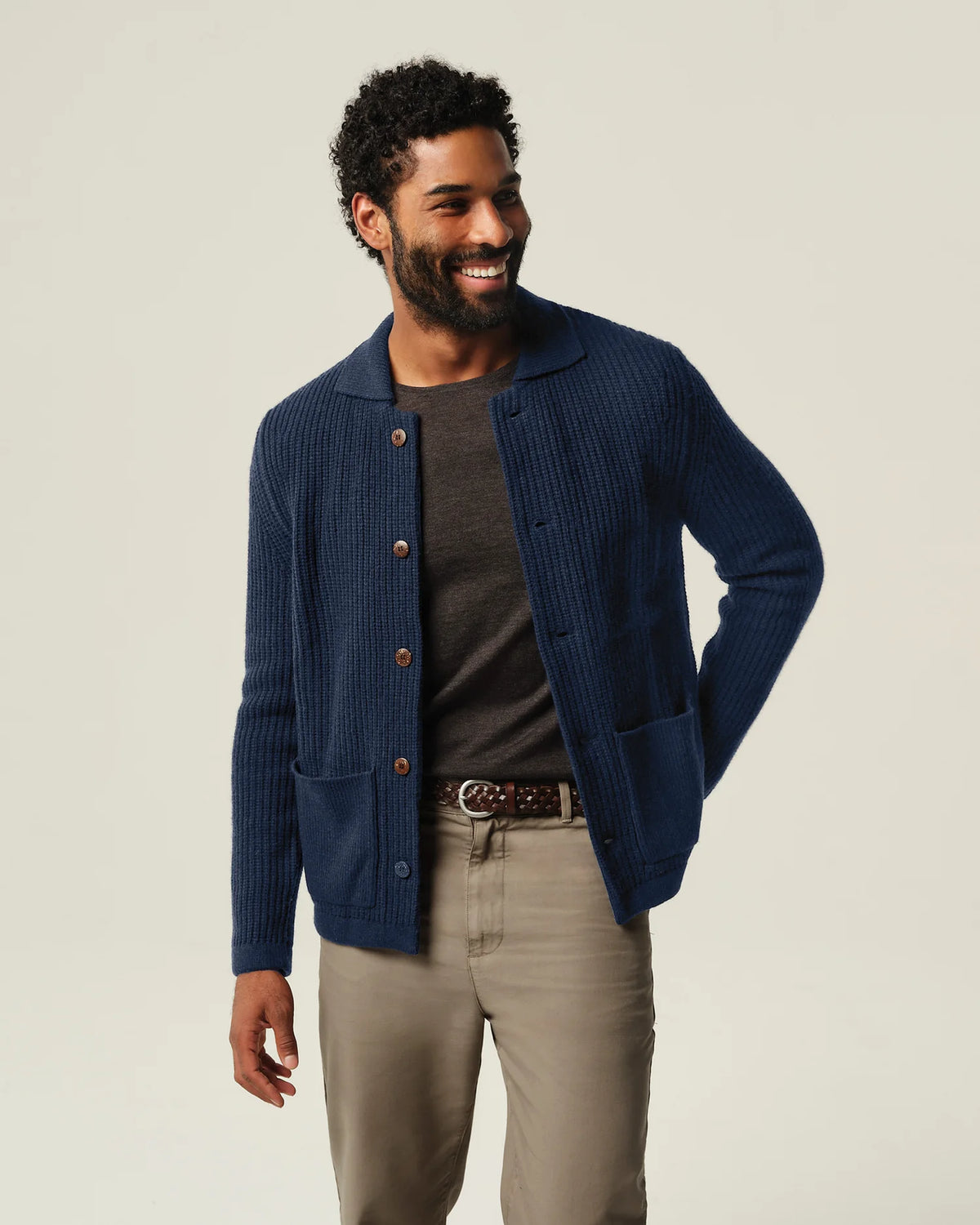 Knit Kite Jacket - Indigo