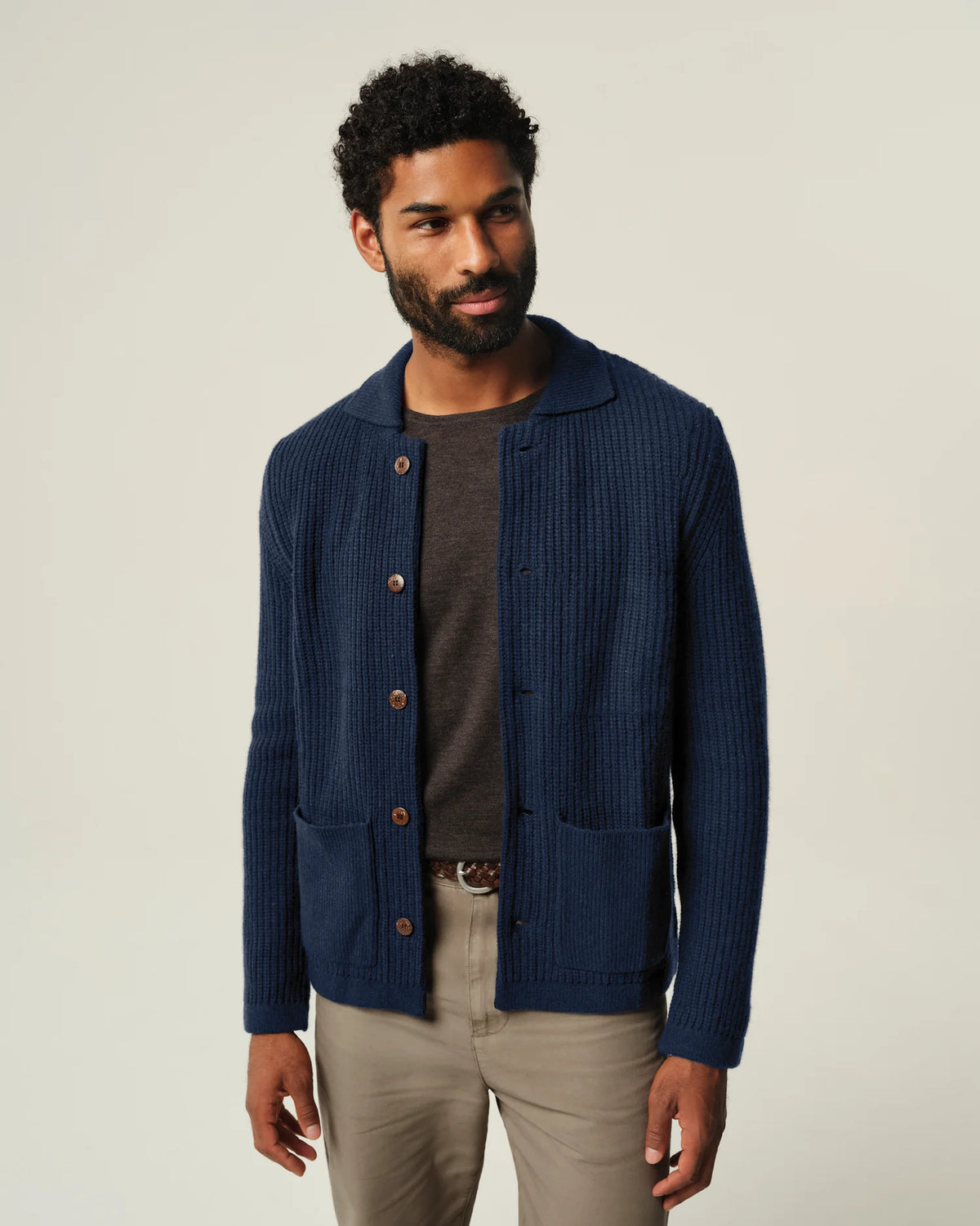 Knit Kite Jacket - Indigo